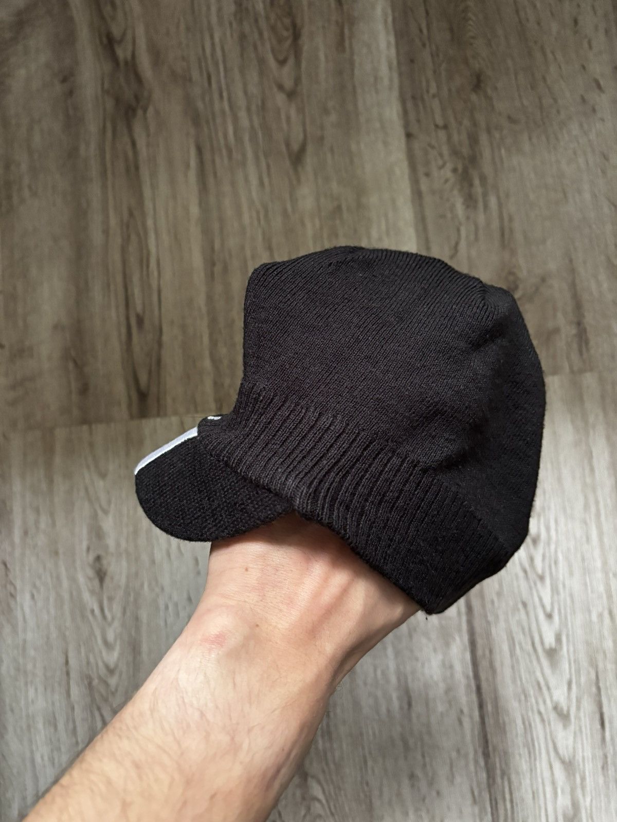 Adidas RARE Adidas Beanie Hat Black Stripes Logo 2010 Archive Size ONE SIZE - 3 Thumbnail