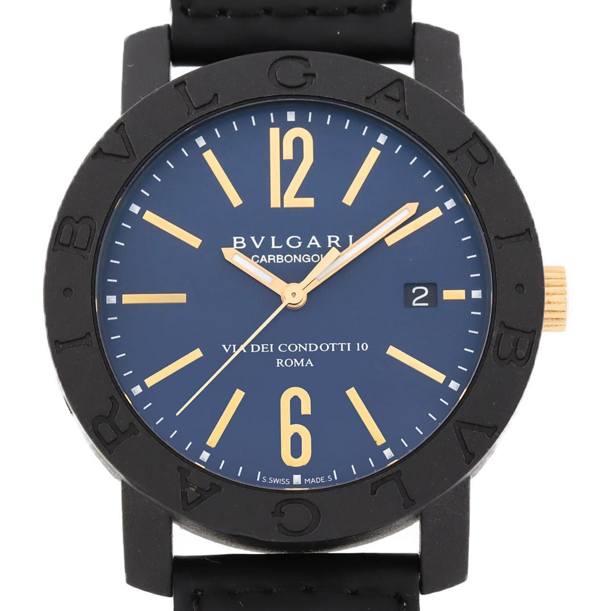 Bvlgari Bvlgari Carbon Gold BB40CL BBP40C3CGLD 102634 Watch Automatic Size ONE SIZE - 1 Thumbnail