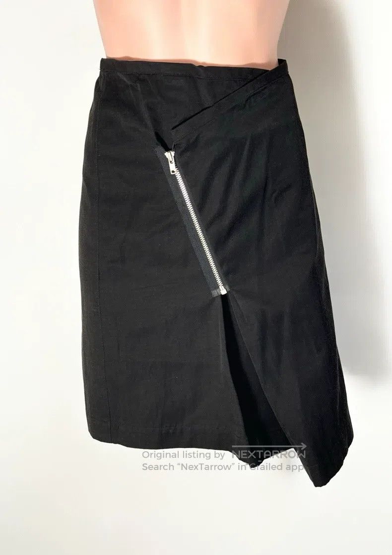 Comme des Garcons Comme Des Garcons size S Distressed zipper short skirt Size 23" - 2 Thumbnail