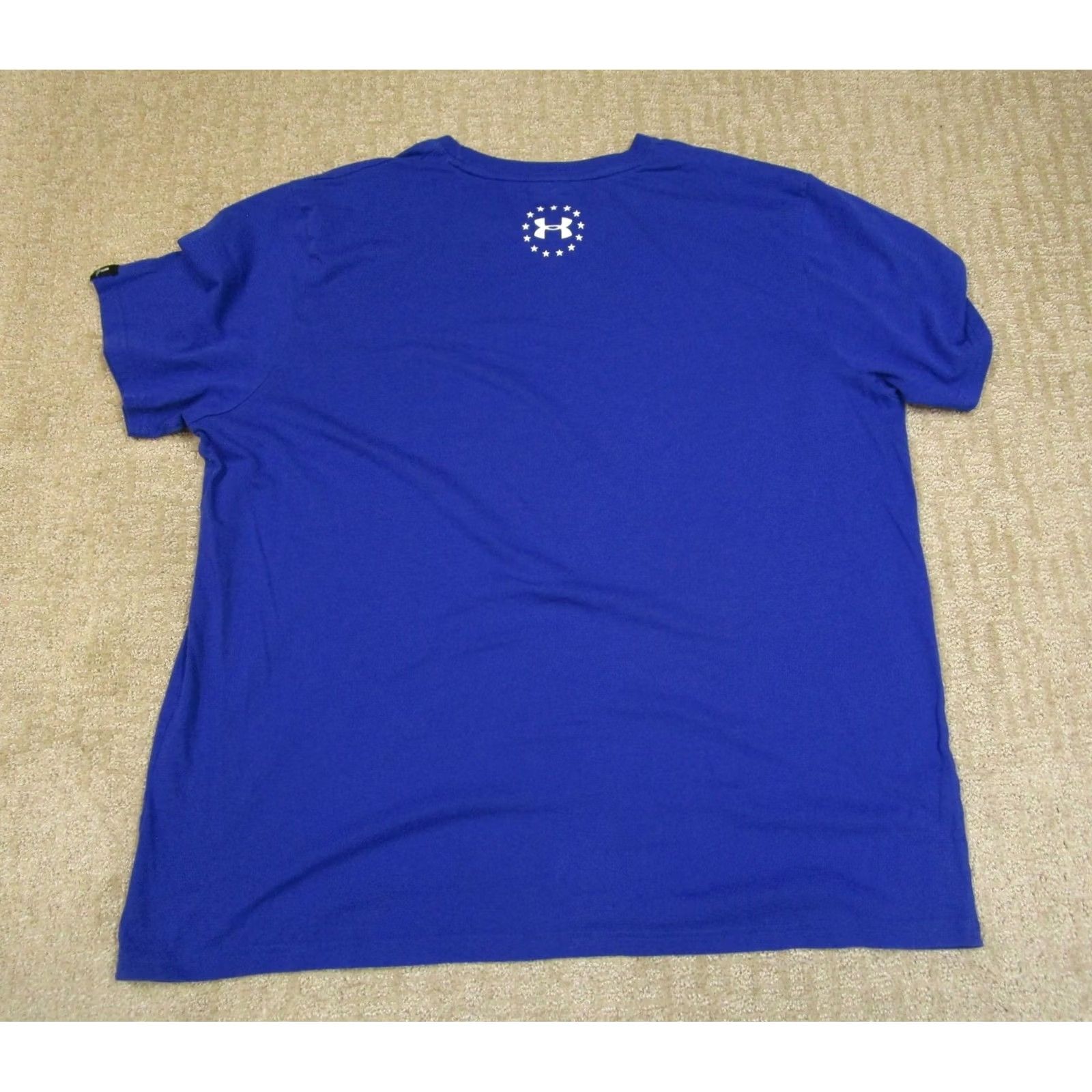 Under Armour Under Armour Shirt 2XL Blue Graphic Logo Military Wounded Warrior Project UA HeatGear Mens T-Shirt Size US XXL / EU 58 / 5 - 3 Thumbnail