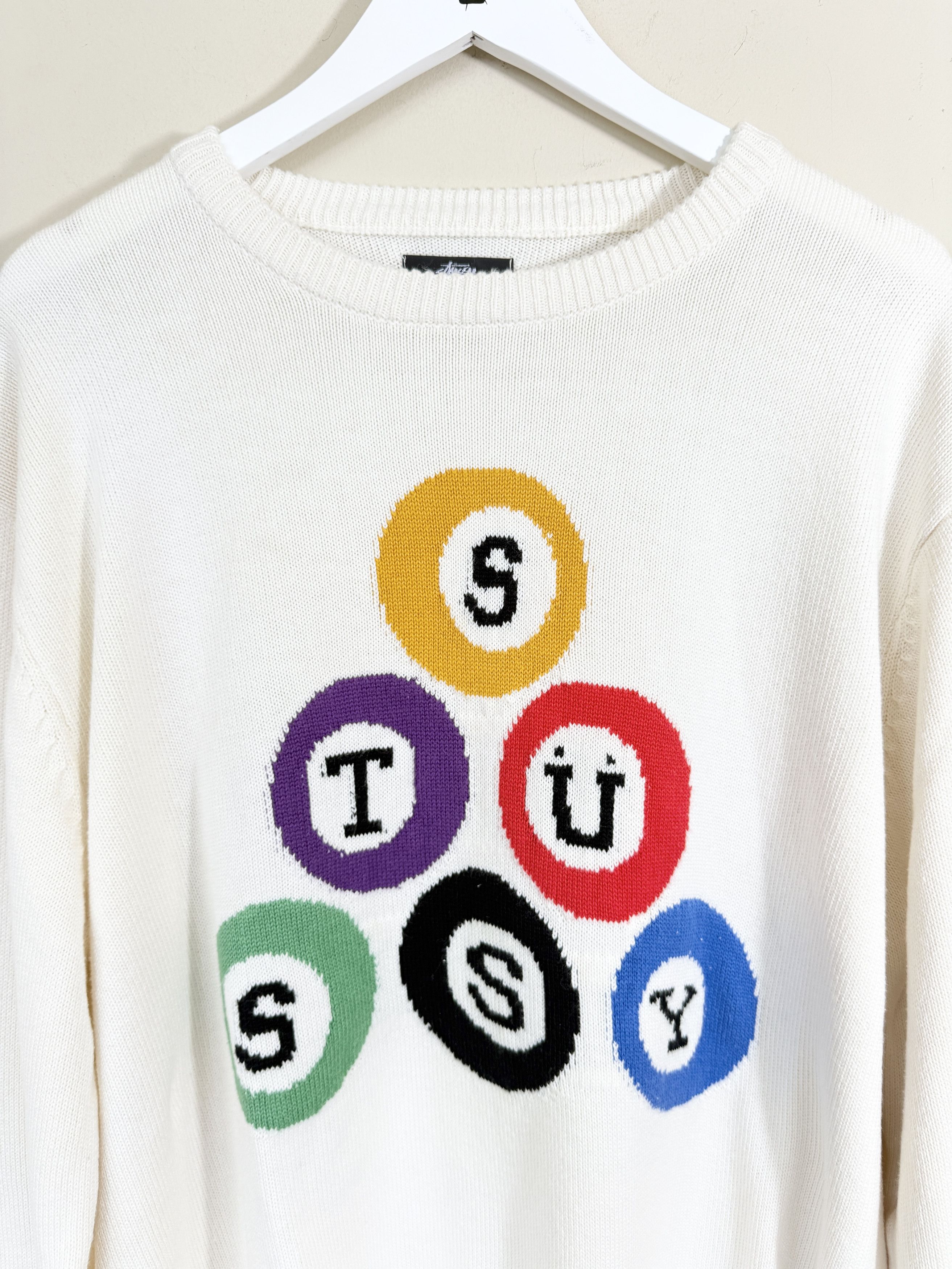 Stussy Stussy 8Ball Crewneck Size US XL / EU 56 / 4 - 4 Thumbnail
