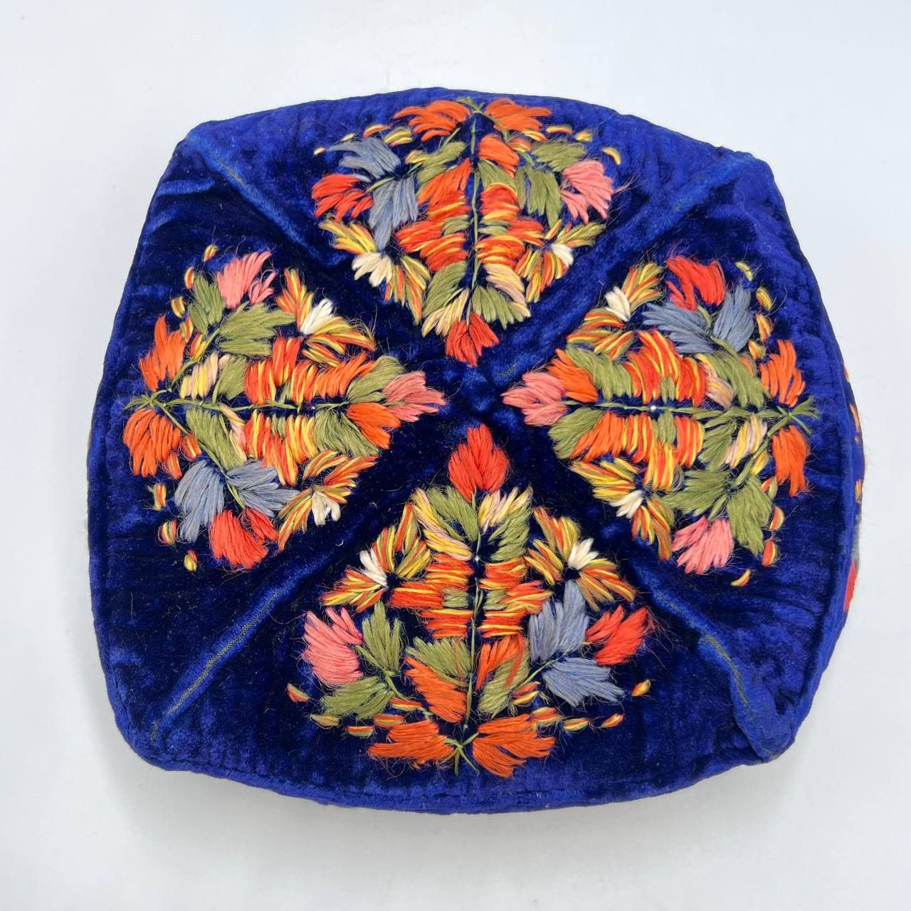 Vintage Vintage Traditional Beadwork Skullcap Hat Handmade Muslim Size ONE SIZE - 1 Thumbnail
