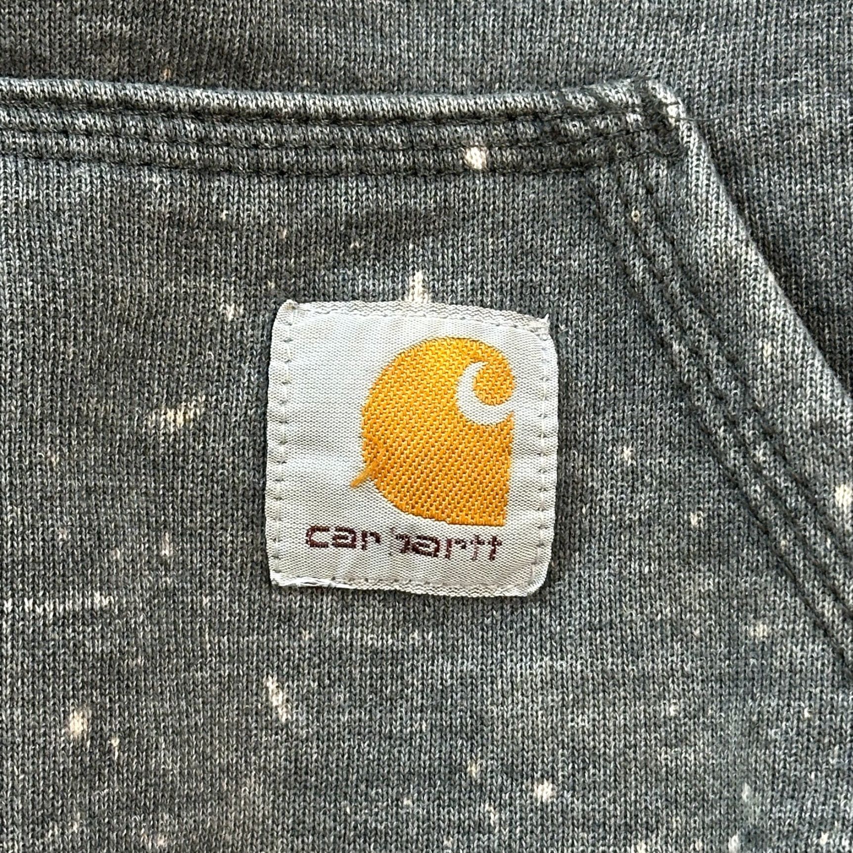 Carhartt Carhartt Hoodie Mens Large Tall Gray Splatter Original Fit Pullover Work Wear Size US L / EU 52-54 / 3 - 3 Thumbnail