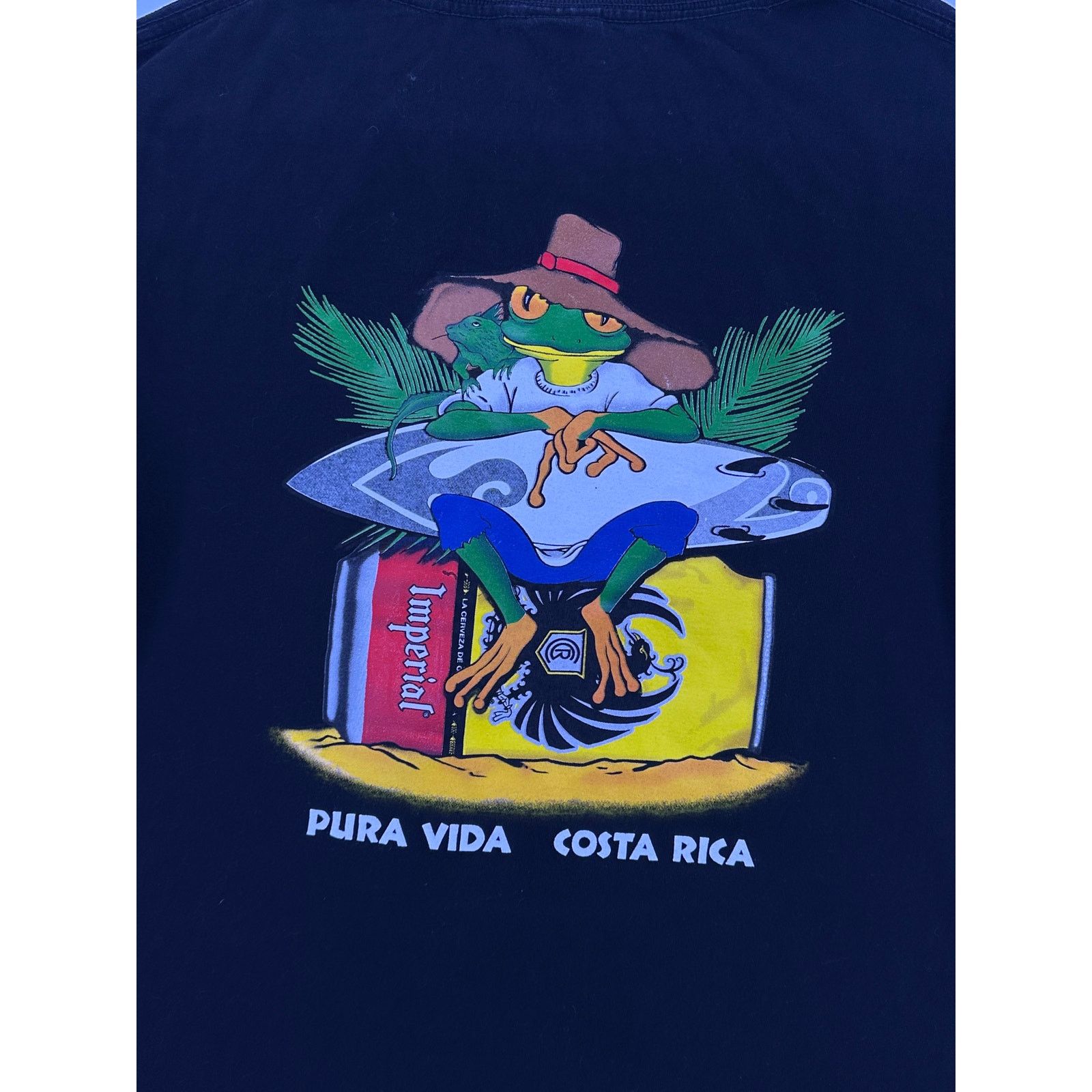 & Other Stories Pura Vida Costa Rica Black Tshirt Size Large Size US L / EU 52-54 / 3 - 8 Thumbnail