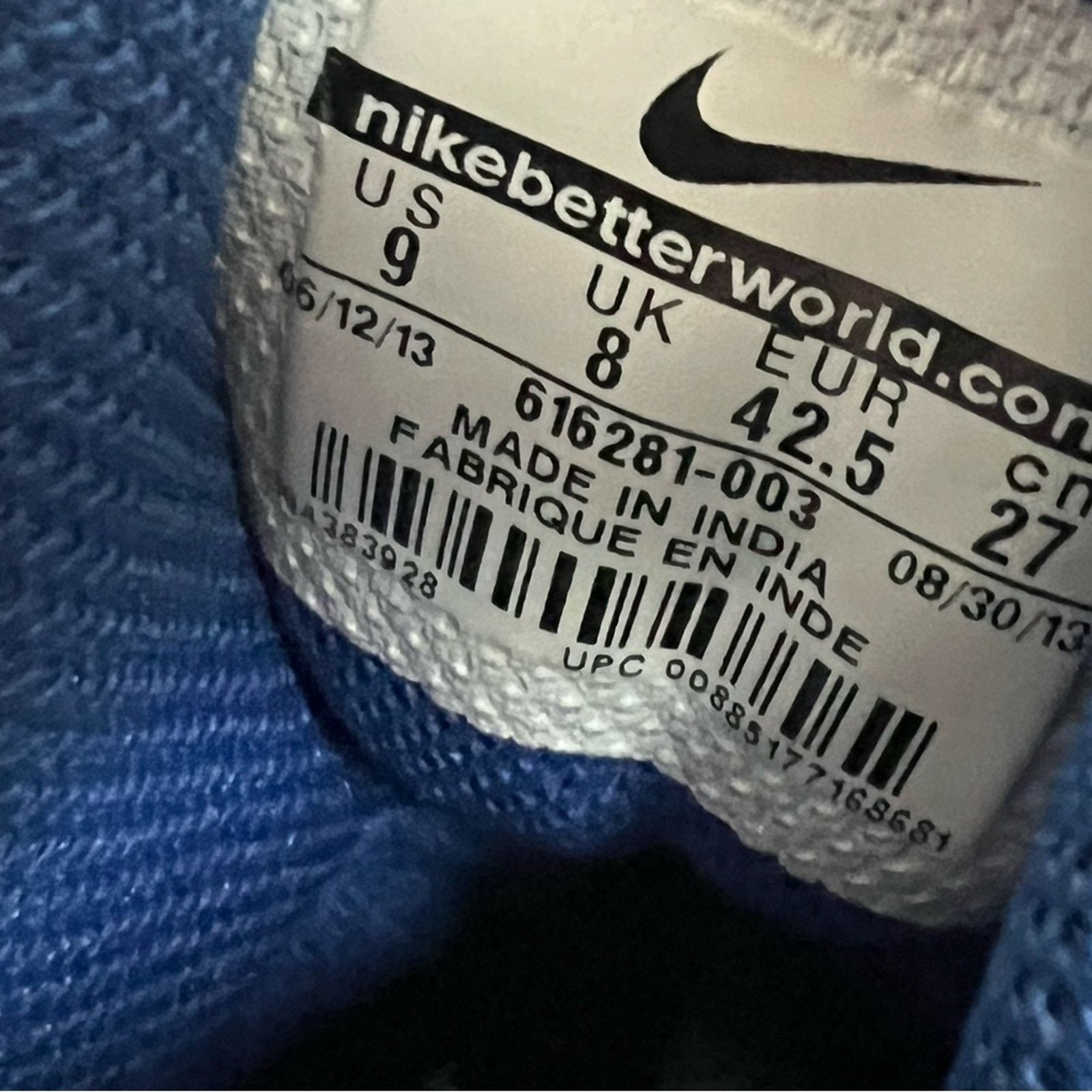 Nike Nike Son Of Force Men’s Gray/Orange/Blue - Shoes CLEAN RARE Size US 9 / EU 42 - 8 Thumbnail