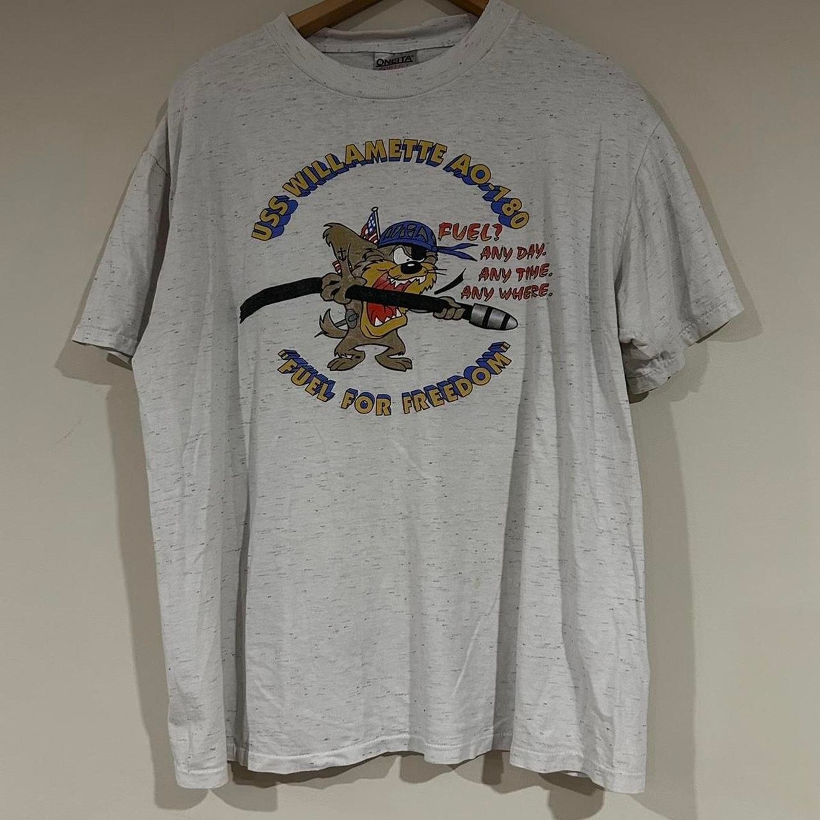 Other Vintage Taz Fuel For Freedom Hose Tee Shirt Size US M / EU 48-50 / 2 - 1 Thumbnail