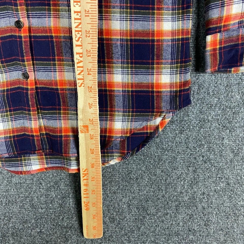 Other Free Press Button Up Top Women's XS Plaid Long Sleeve Cotton Size XS / US 0-2 / IT 36-38 - 4 Thumbnail