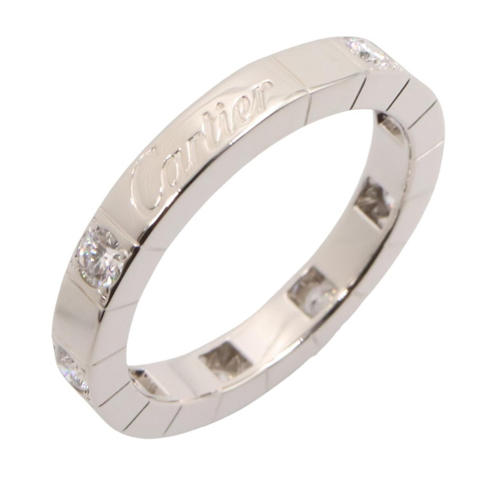 Cartier Cartier Cartier Lanieres Au750 Diamond Ring Size 7.5 Precious Metal Ring DUTY FREE for USA Size ONE SIZE - 1 Thumbnail