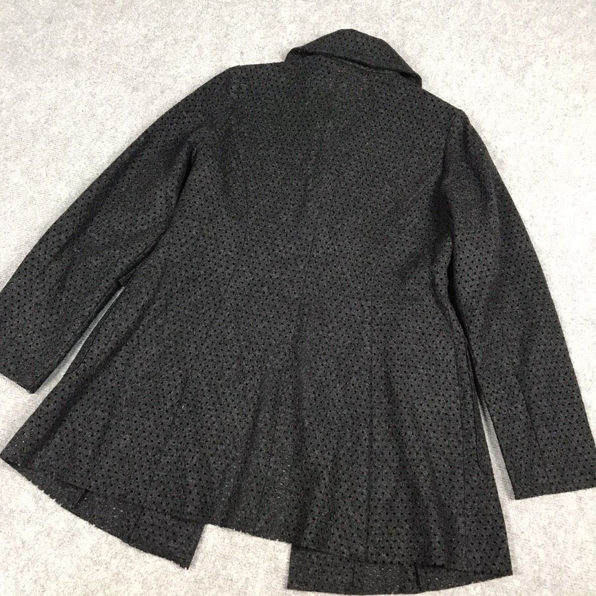 Japanese Brand JAPAN BRAND TAFFETA WOOL WOMAN JACKET COAT Size S / US 4 / IT 40 - 8 Thumbnail