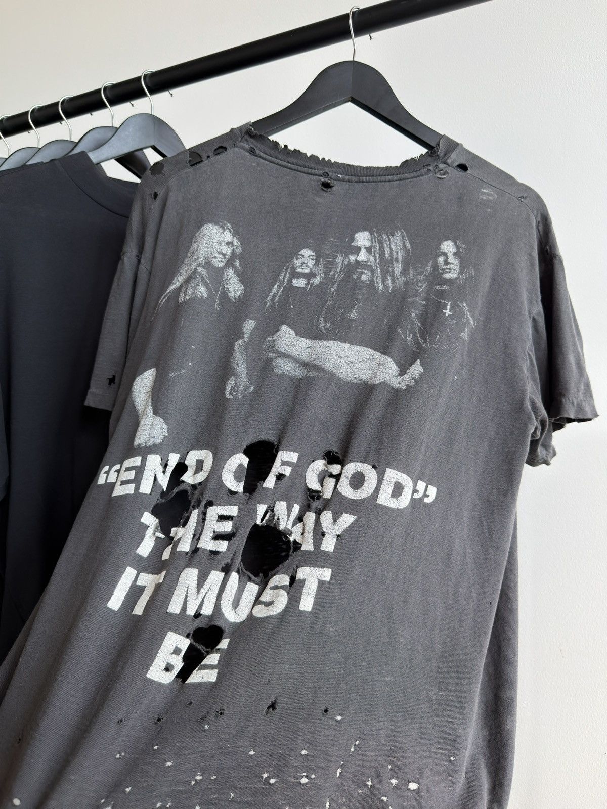 Band Tees Vintage 90s Thrashed Deicide Legion Erd Faded Band Tour Tee Size US L / EU 52-54 / 3 - 3 Thumbnail