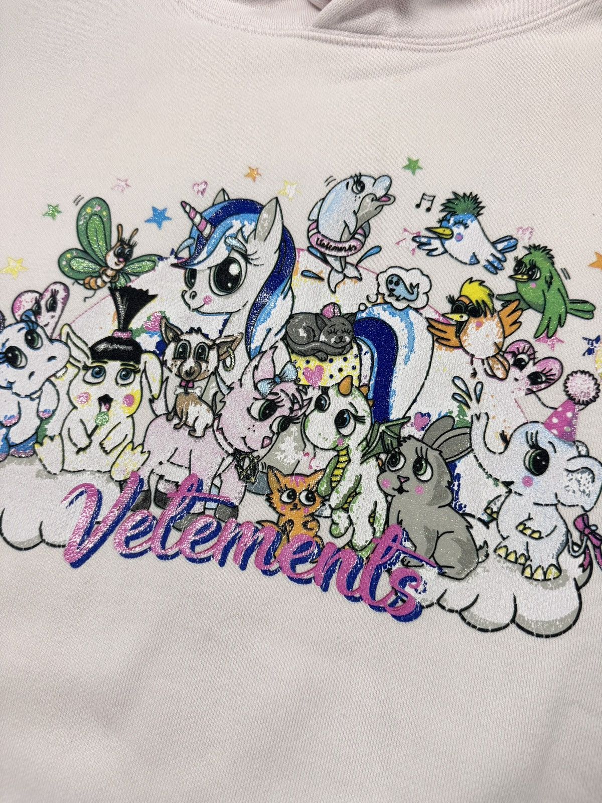 Vetements FW19 Vetements ‘My Little Pony’ Pale Pink Oversized Hoodie Size US L / EU 52-54 / 3 - 2 Thumbnail