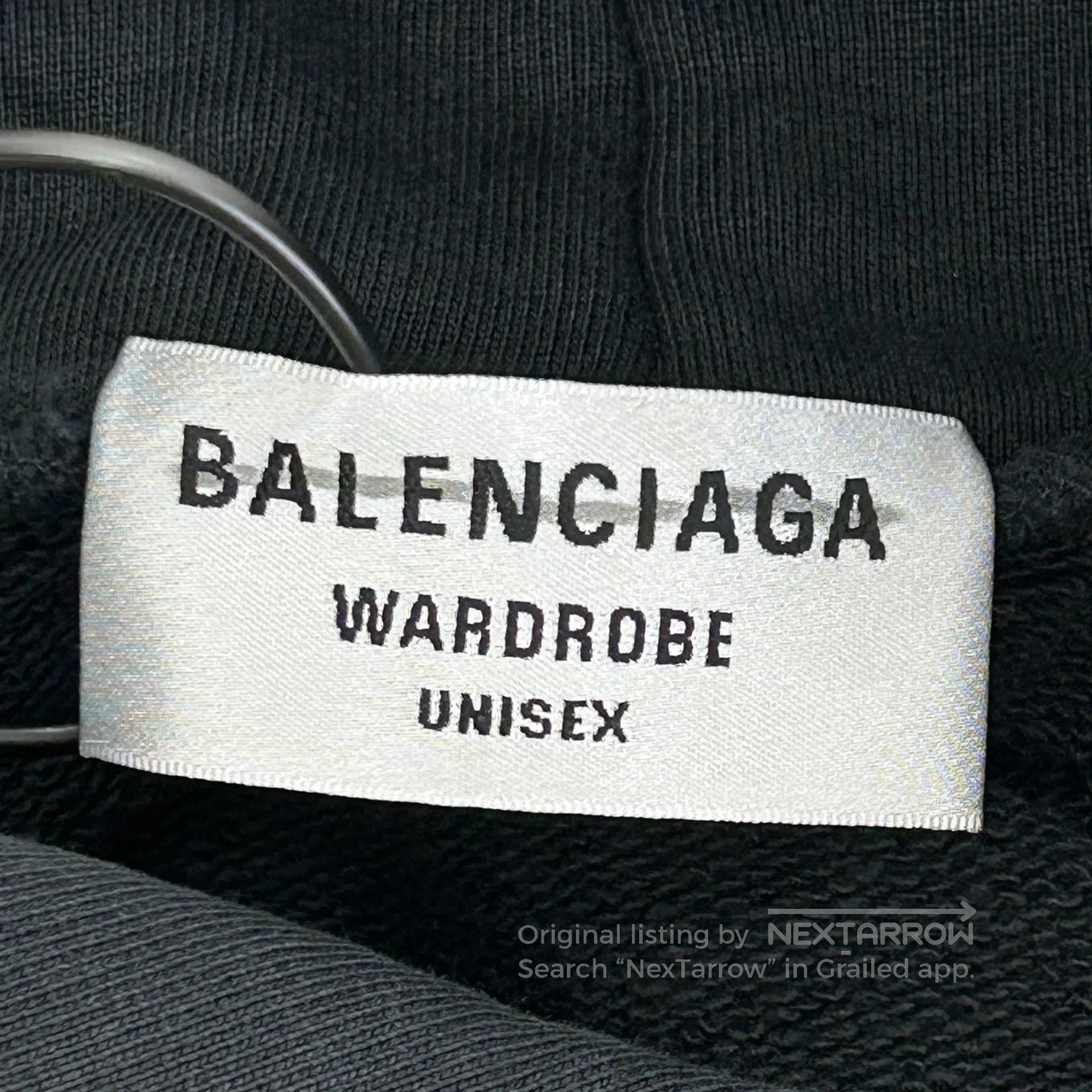 Balenciaga Balenciaga Cola Wave Letter Embroidered Hoodie in Water Gr Size US M / EU 48-50 / 2 - 3 Thumbnail