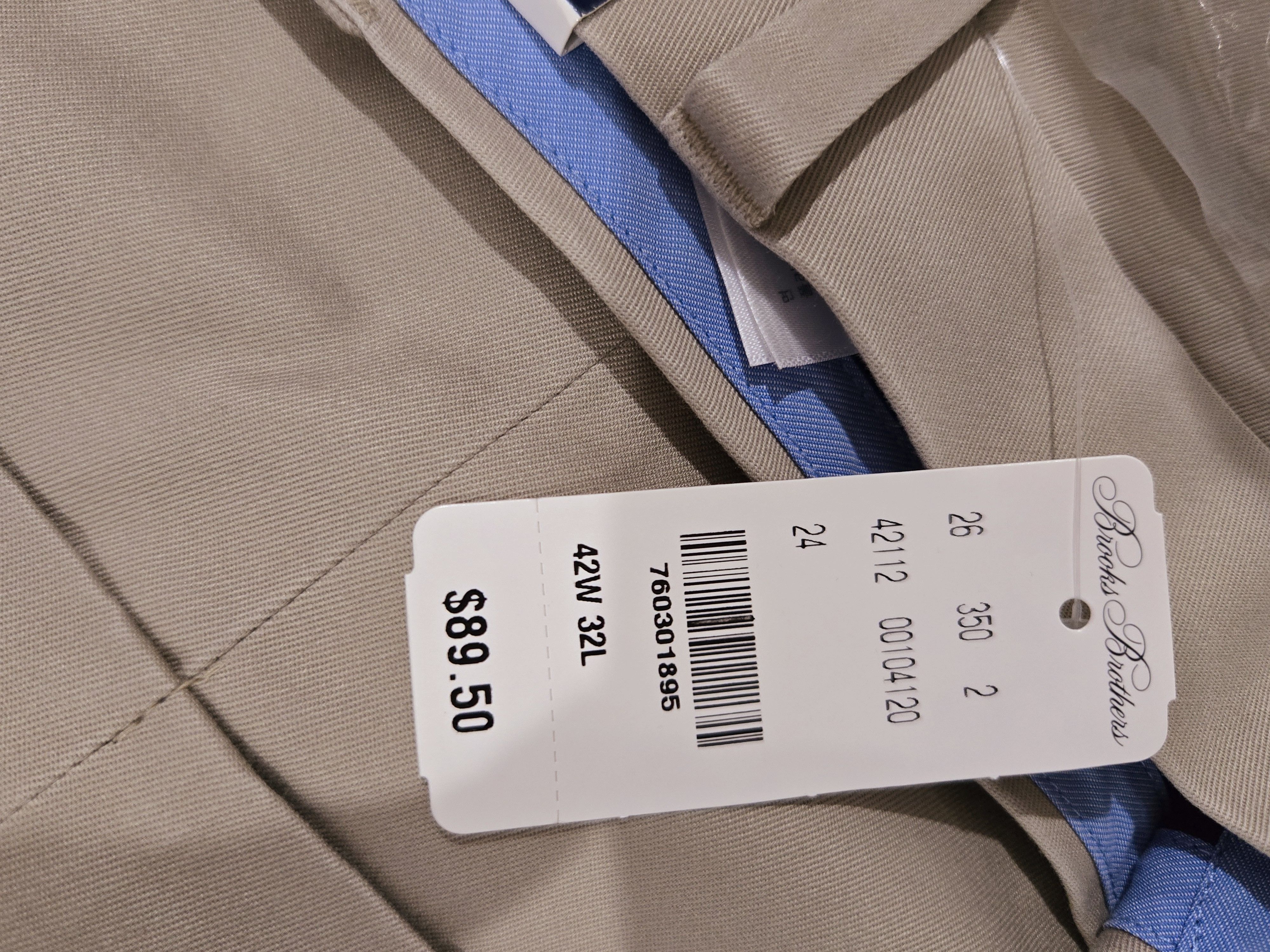 Brooks Brothers Brooks Brothers Elliot Fit Pant Size US 42 / EU 58 - 3 Thumbnail