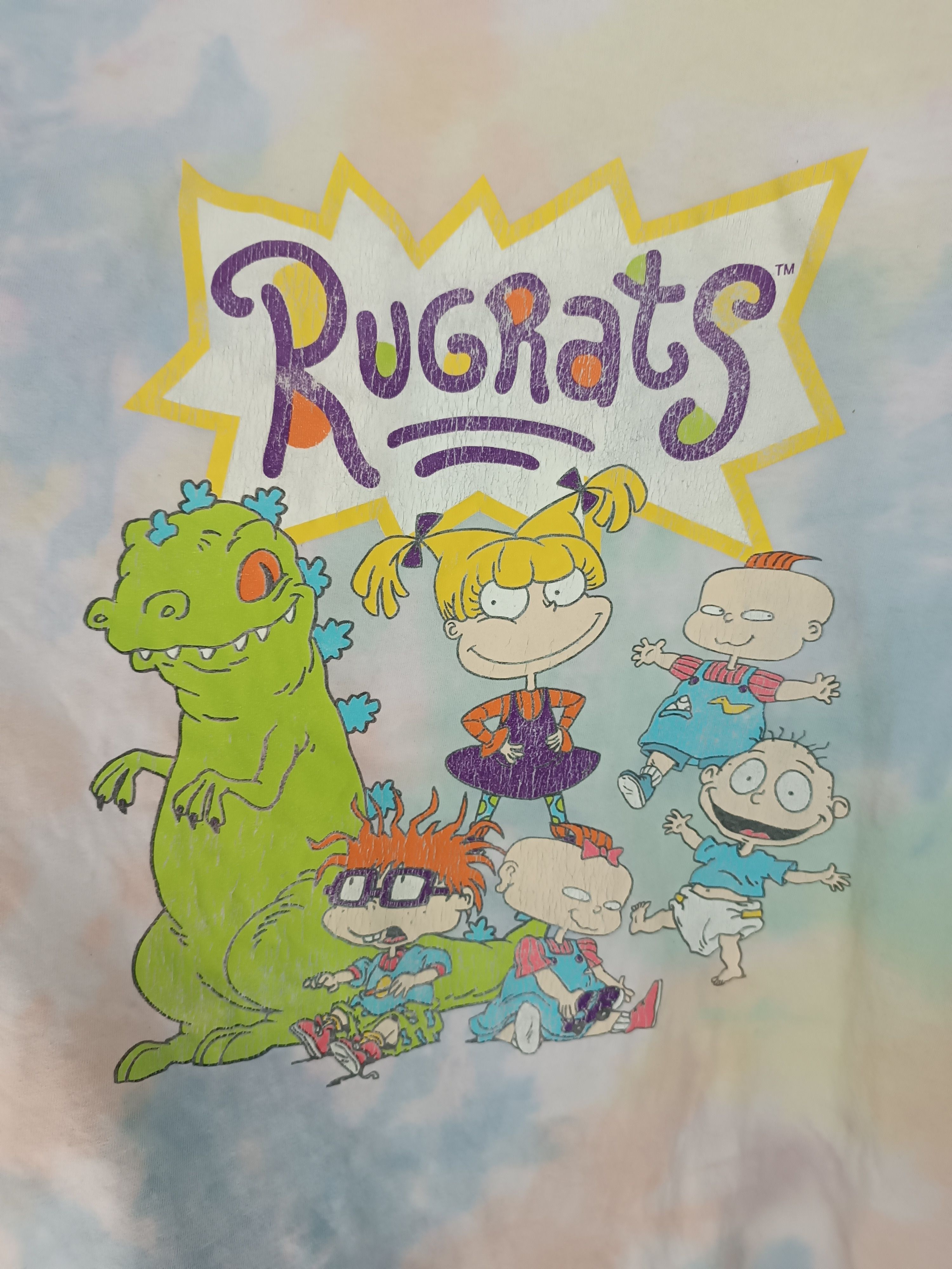Nickelodeon THRASHED FADED RUGRATS NICKELODEON TIE DYE TEE Size US L / EU 52-54 / 3 - 7 Thumbnail