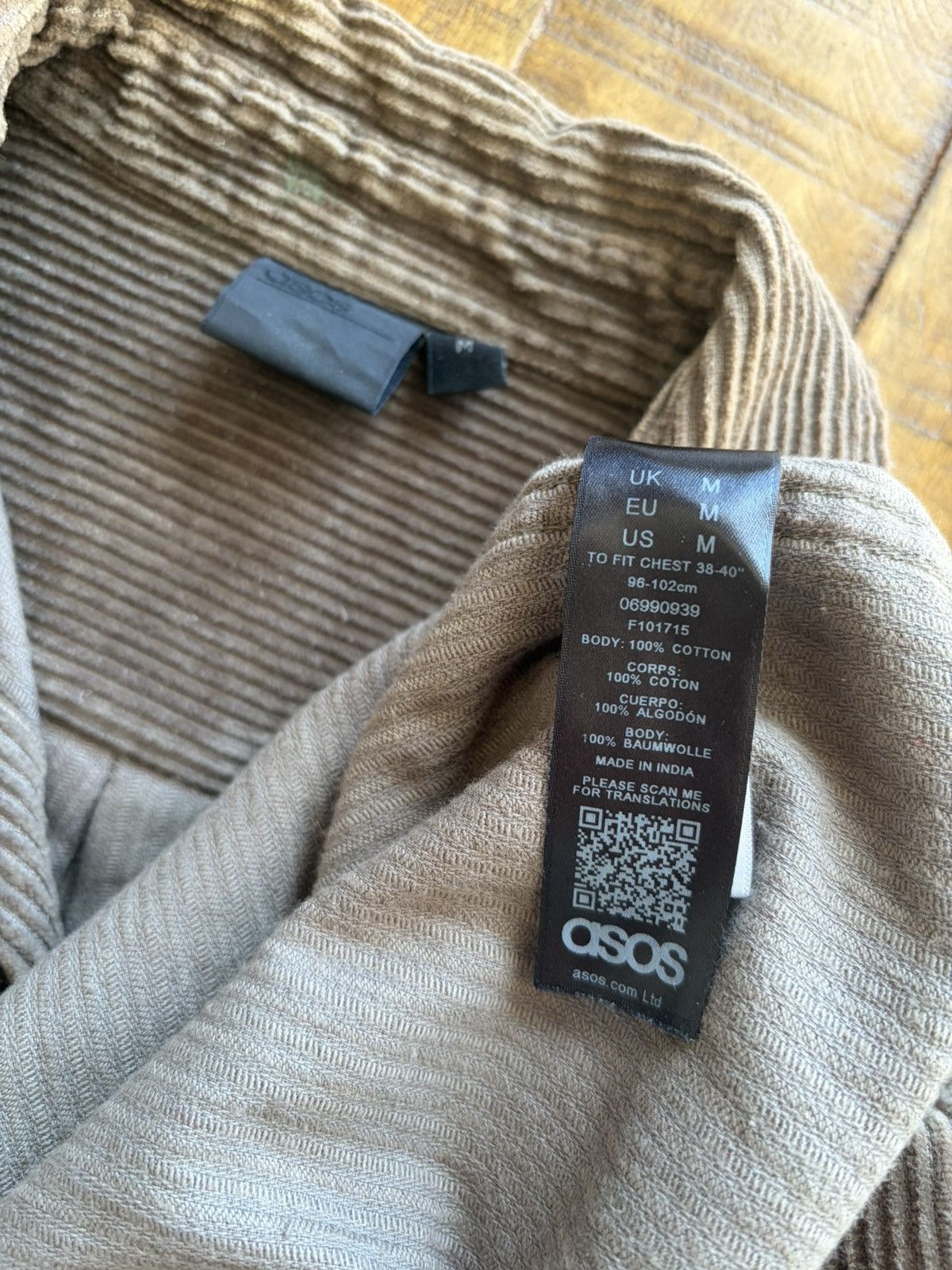 Asos Wide Wale Size US M / EU 48-50 / 2 - 3 Thumbnail