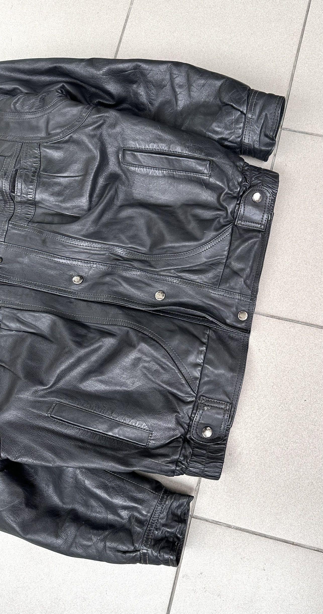 Leather Leather jacket avant garde boxy bomber Size US M / EU 48-50 / 2 - 3 Thumbnail