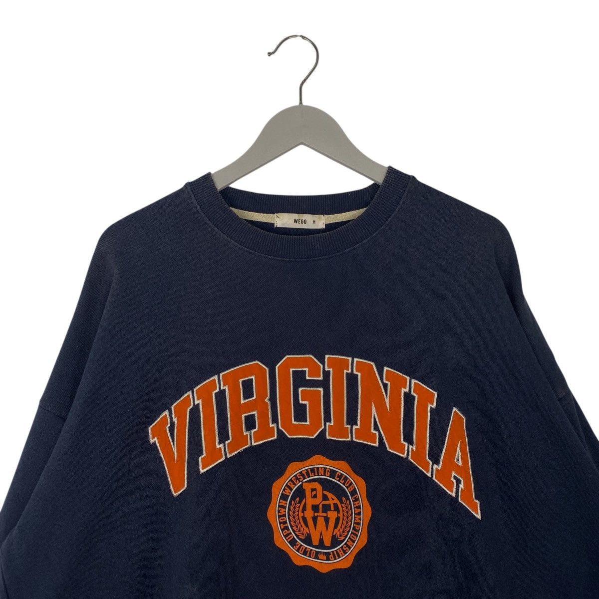 Vintage Vintage Virginia Sweatshirt Crewneck Navy Blue Big Size M Size US M / EU 48-50 / 2 - 5 Thumbnail
