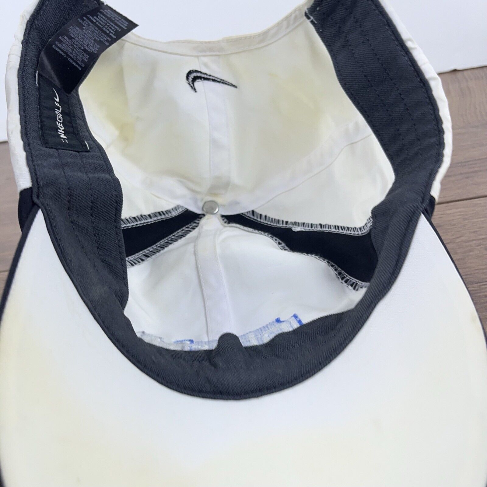 Nike Interfit Nike Hat White Adjustable Hat White Adult Size Hat Size ONE SIZE - 13 Thumbnail