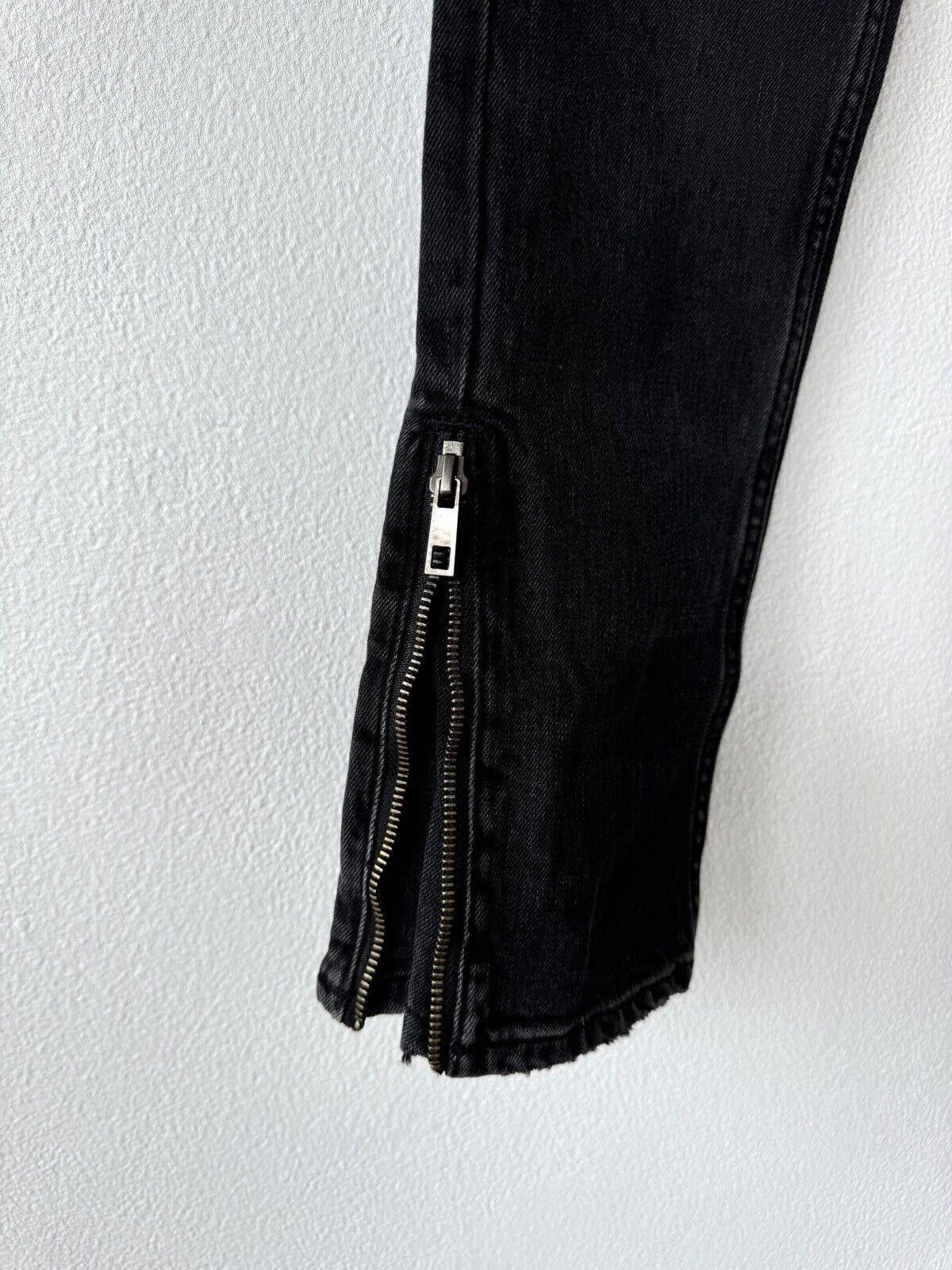 Ksubi Ksubi mens denim jean van winkle 32 black grey chamber zip Size US 32 / EU 48 - 2 Thumbnail