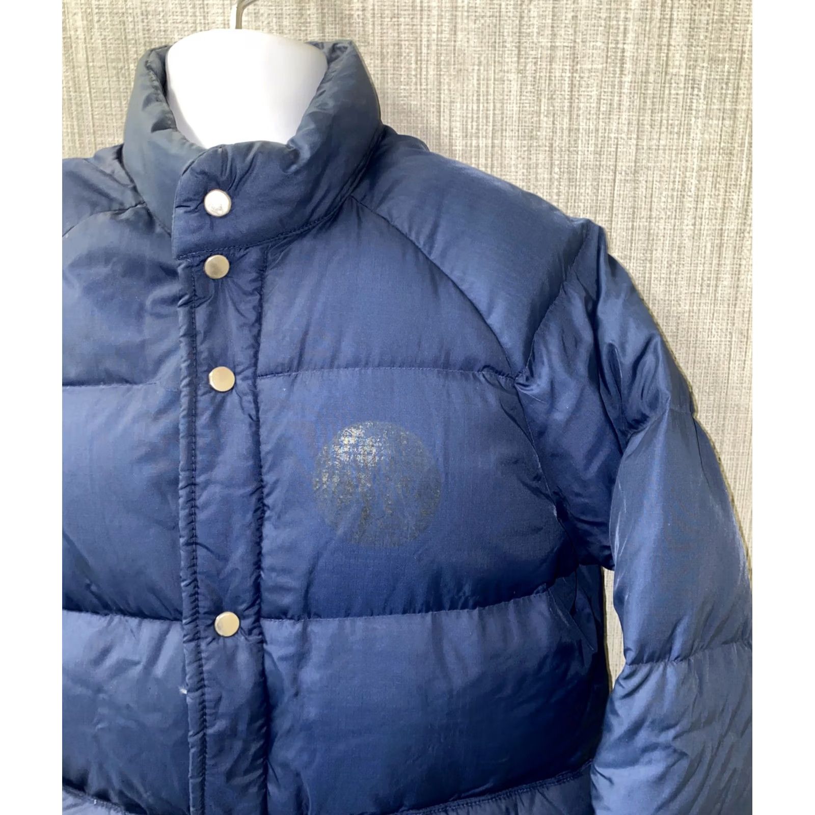 Camel VINTAGE Camel Jacket Mens Full Zip Nylon Goose Down Blue Size L Size US L / EU 52-54 / 3 - 2 Thumbnail