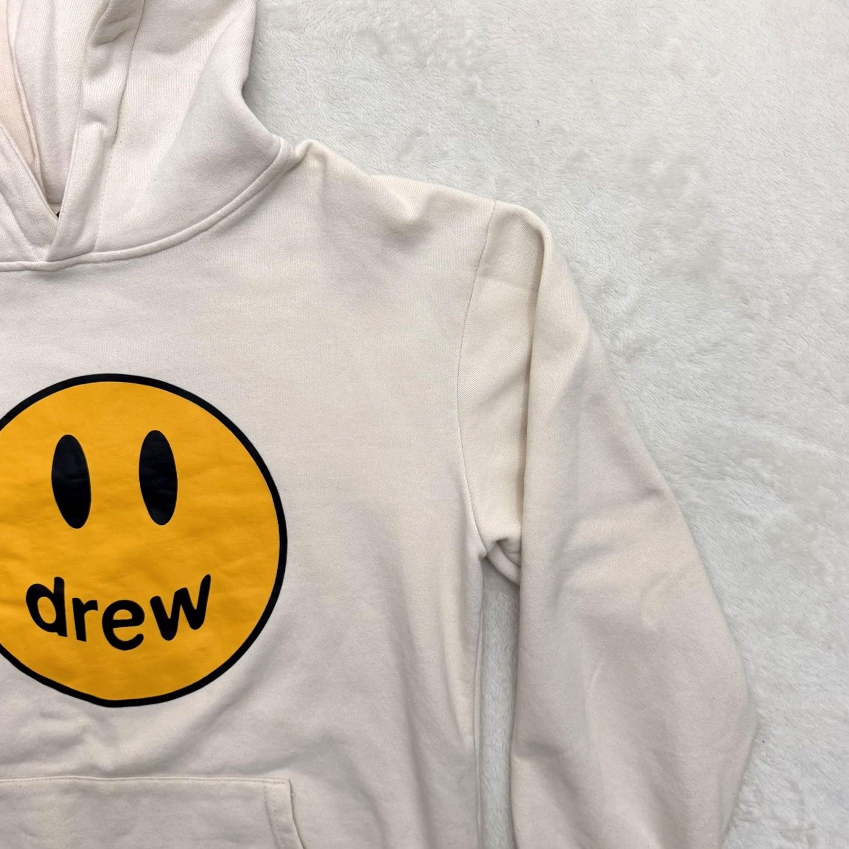 Drew House Drew House Hoodie Mens M White Graphic Print Pullover Crew Neck Long Sleeve Fleece Pocketed Size US M / EU 48-50 / 2 - 4 Thumbnail