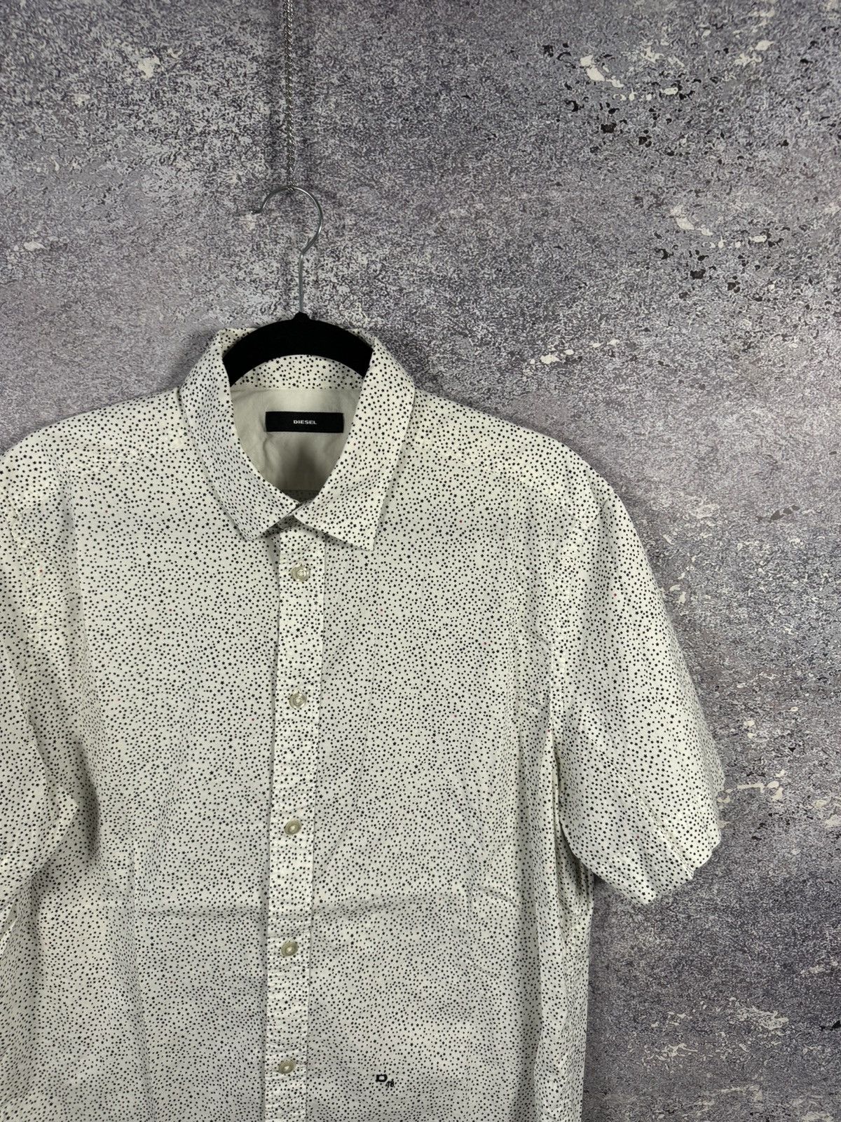 Diesel × Vintage Diesel Star Printer Shortsleeve Shirt Vintage XL size Size US XL / EU 56 / 4 - 2 Thumbnail