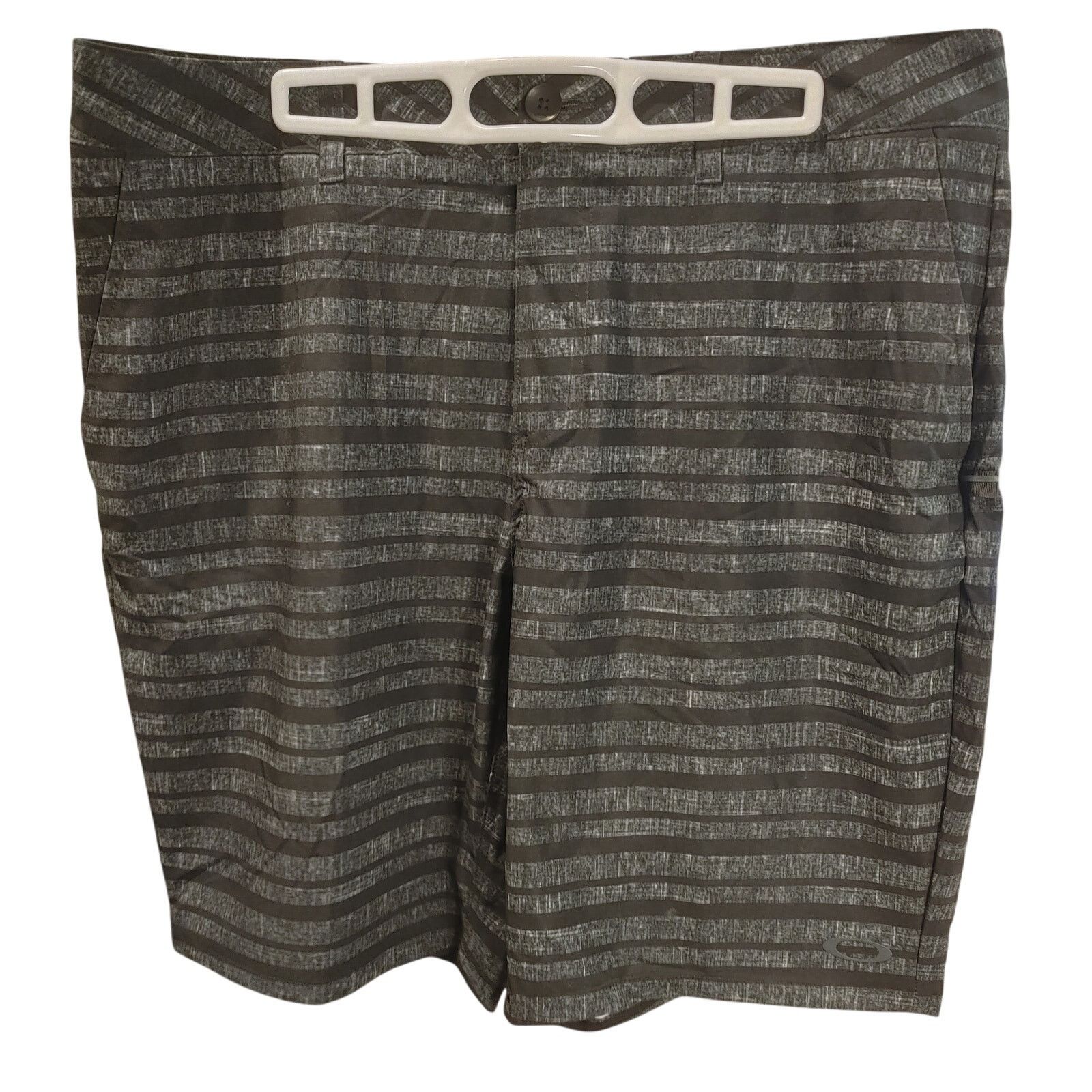 Oakley Oakley Men's 36 Gray Stripe Board Shorts Size US 36 / EU 52 - 1 Thumbnail