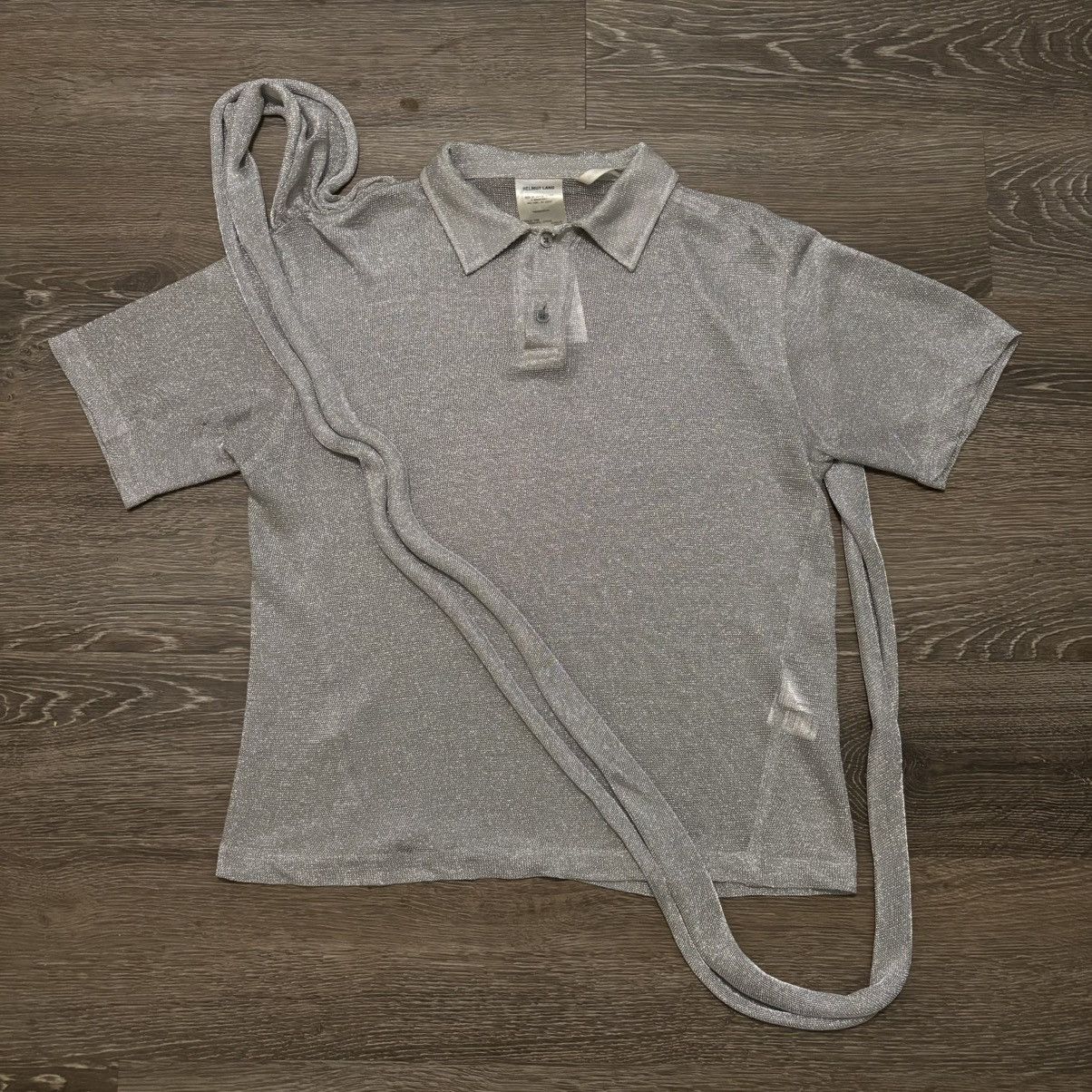 Helmut Lang Shayne Oliver Chainmail Bondage Polo Shirt