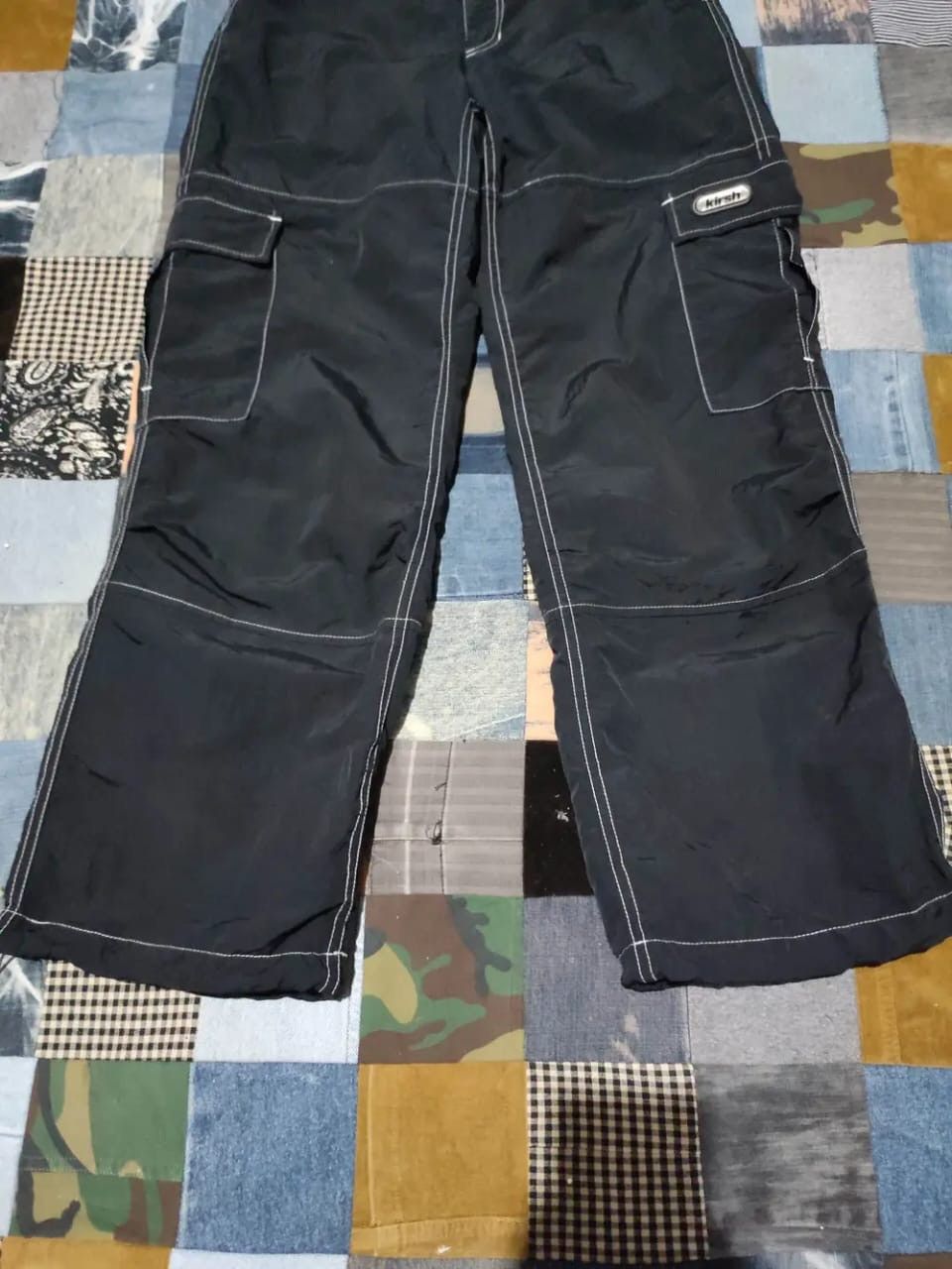 Other Kirsh Korean Brand Cargo Contrast Stitch Pants Size US 28 / EU 44 - 3 Thumbnail