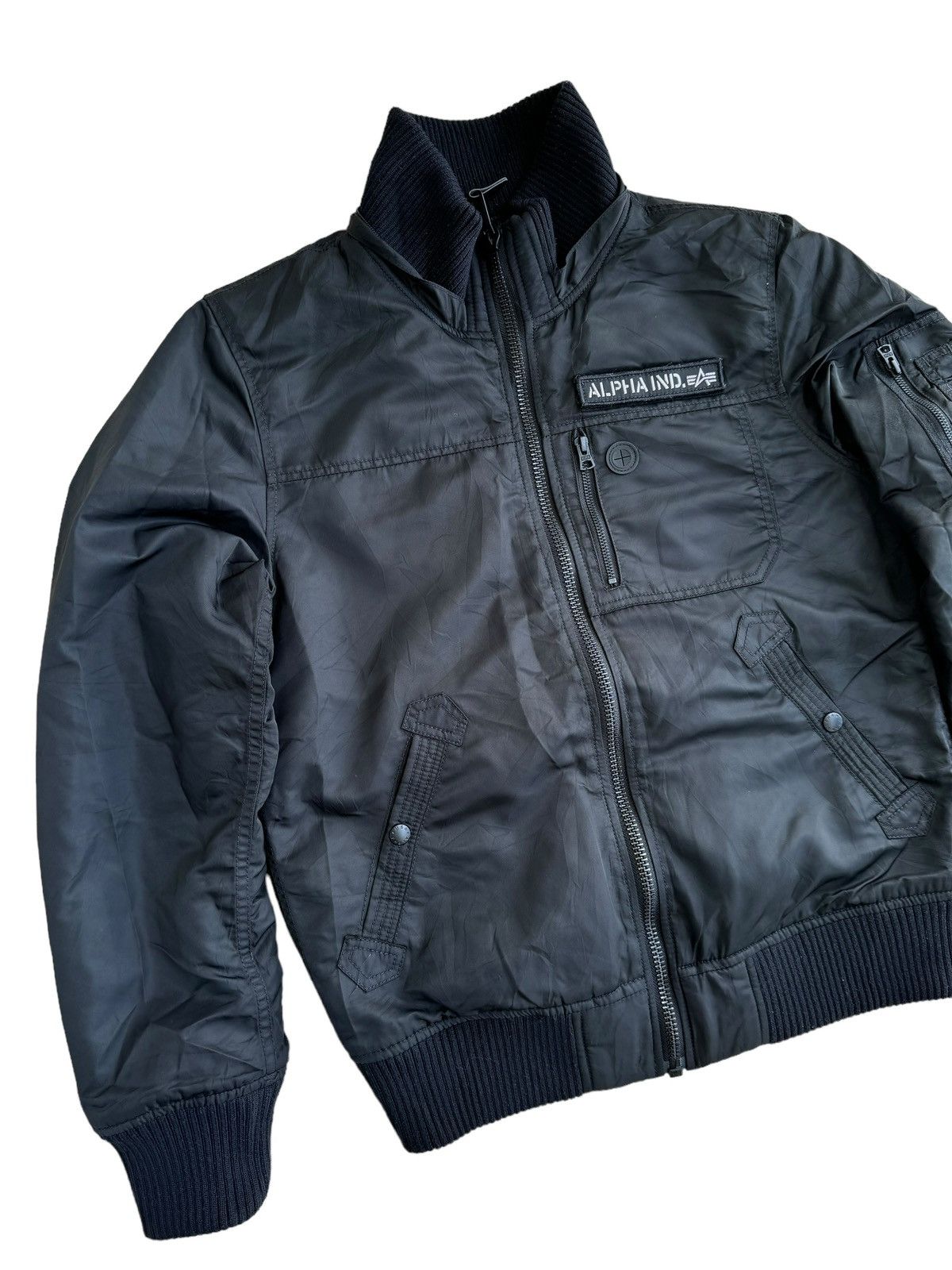 Alpha Industries × Vintage Vintage Bomber Jacket Alpa Industries Size US L / EU 52-54 / 3 - 7 Thumbnail