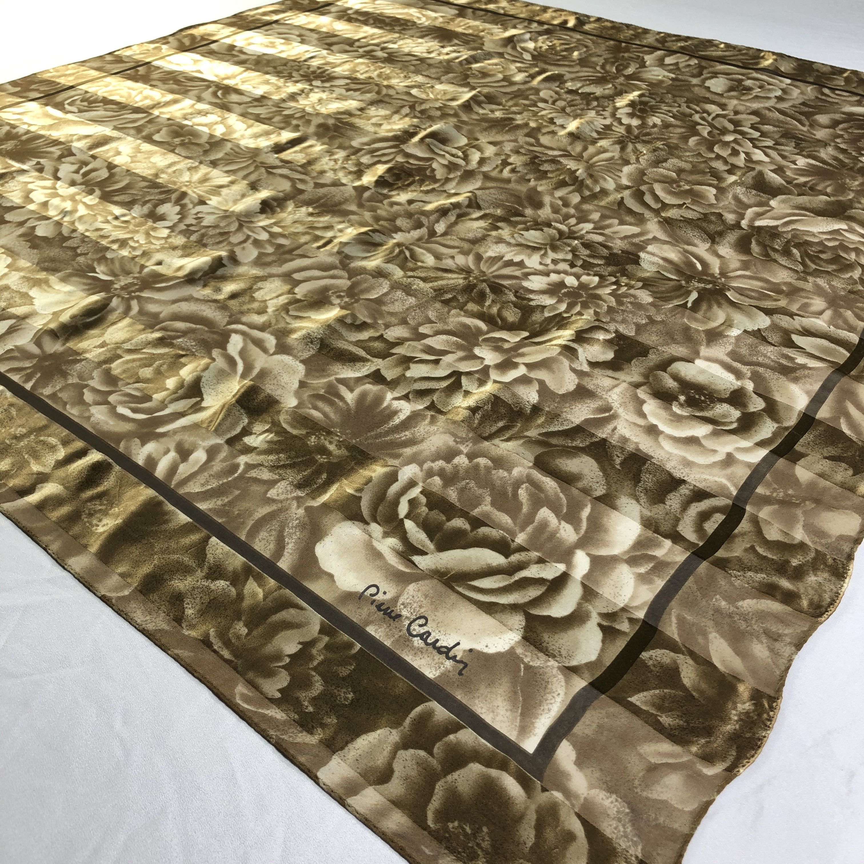 Pierre Cardin × Vintage Vintage Pierre Cardin Silk Scarf Size ONE SIZE - 4 Thumbnail