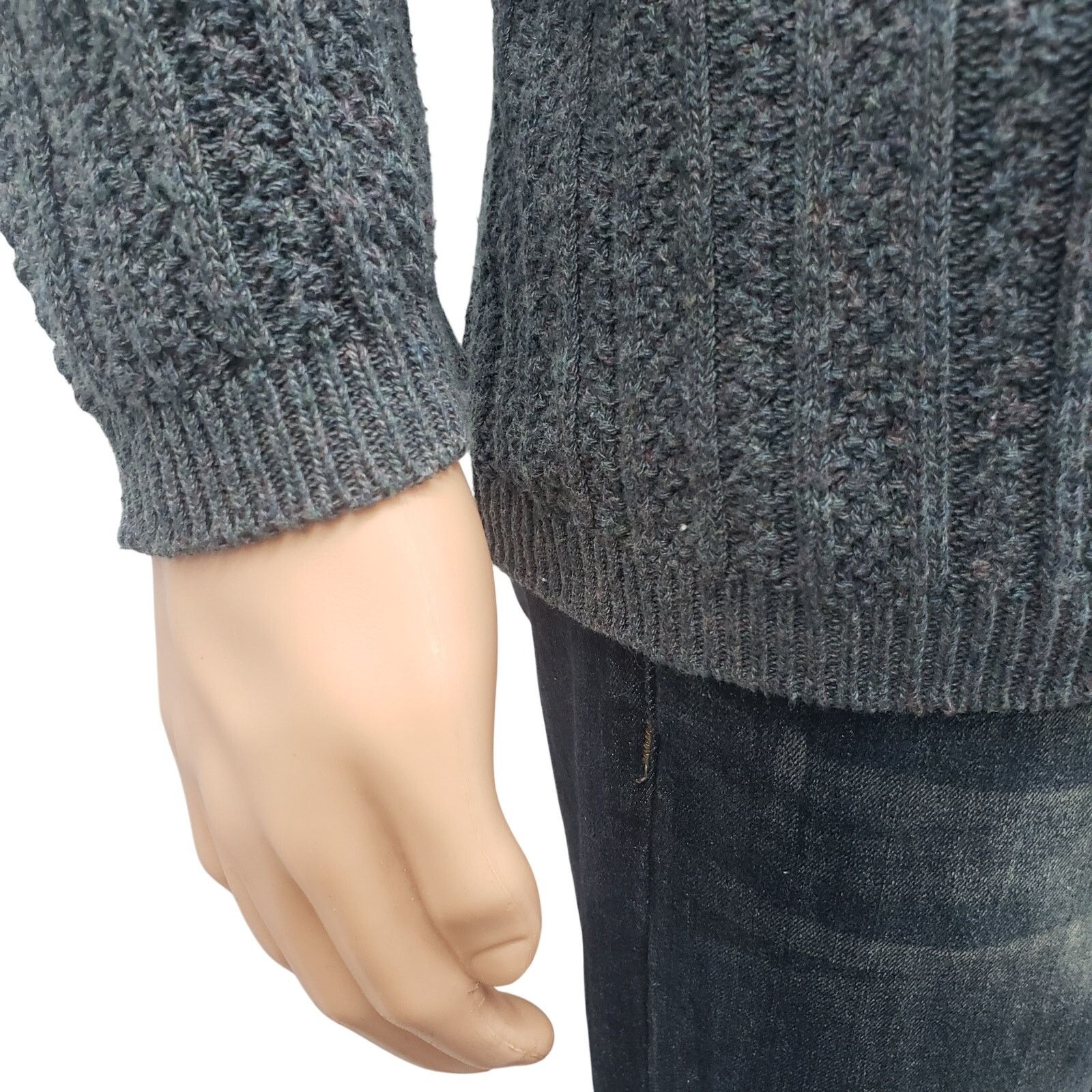 Bill Blass × Vintage Vintage Bill Blass Sweater 90s Hand Framed USA Made Henley Size US XL / EU 56 / 4 - 8 Thumbnail