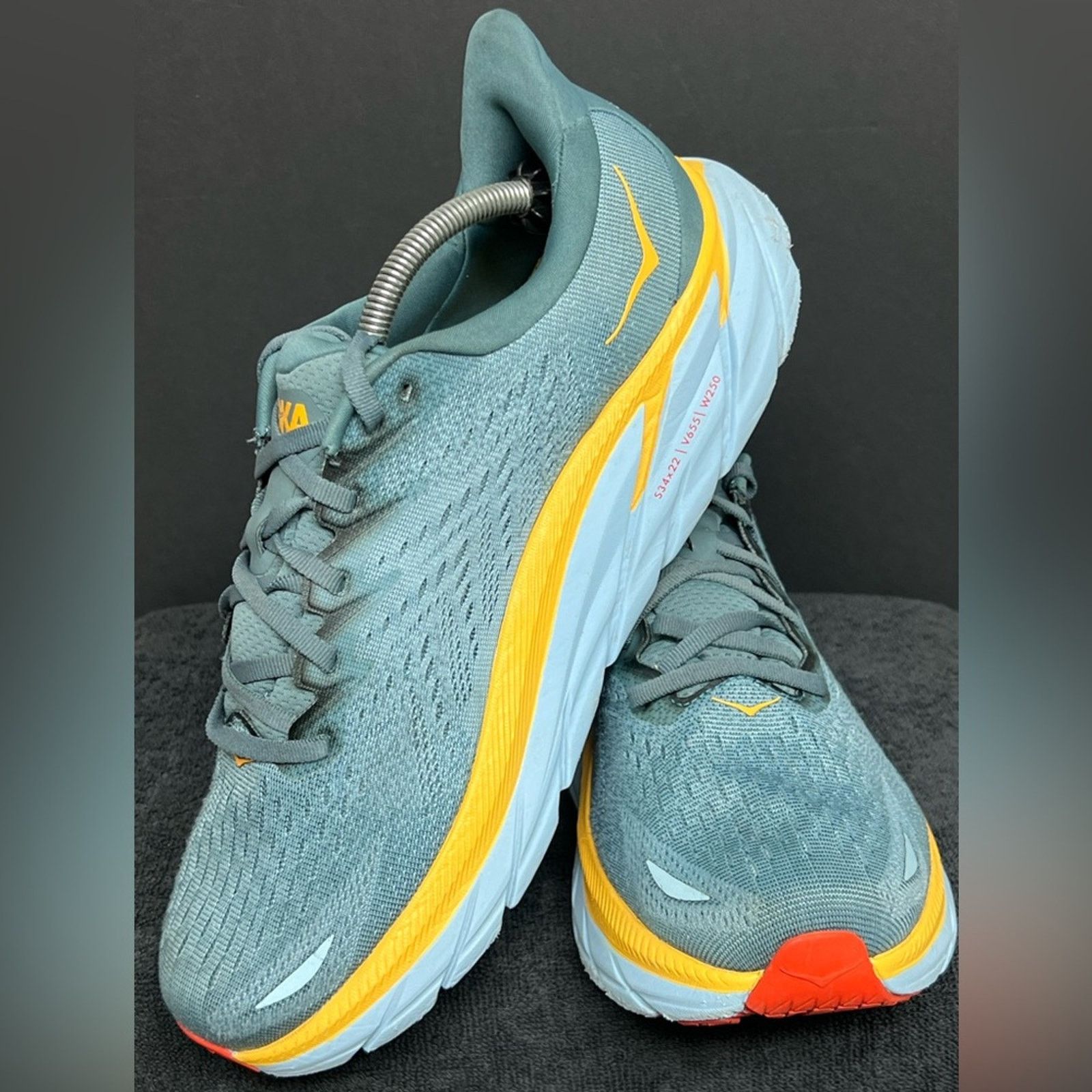 Hoka Hoka Clifton 8 Shoes 11 2E Wide Goblin Blue Mountain Running Size US 11 / EU 44 - 4 Thumbnail
