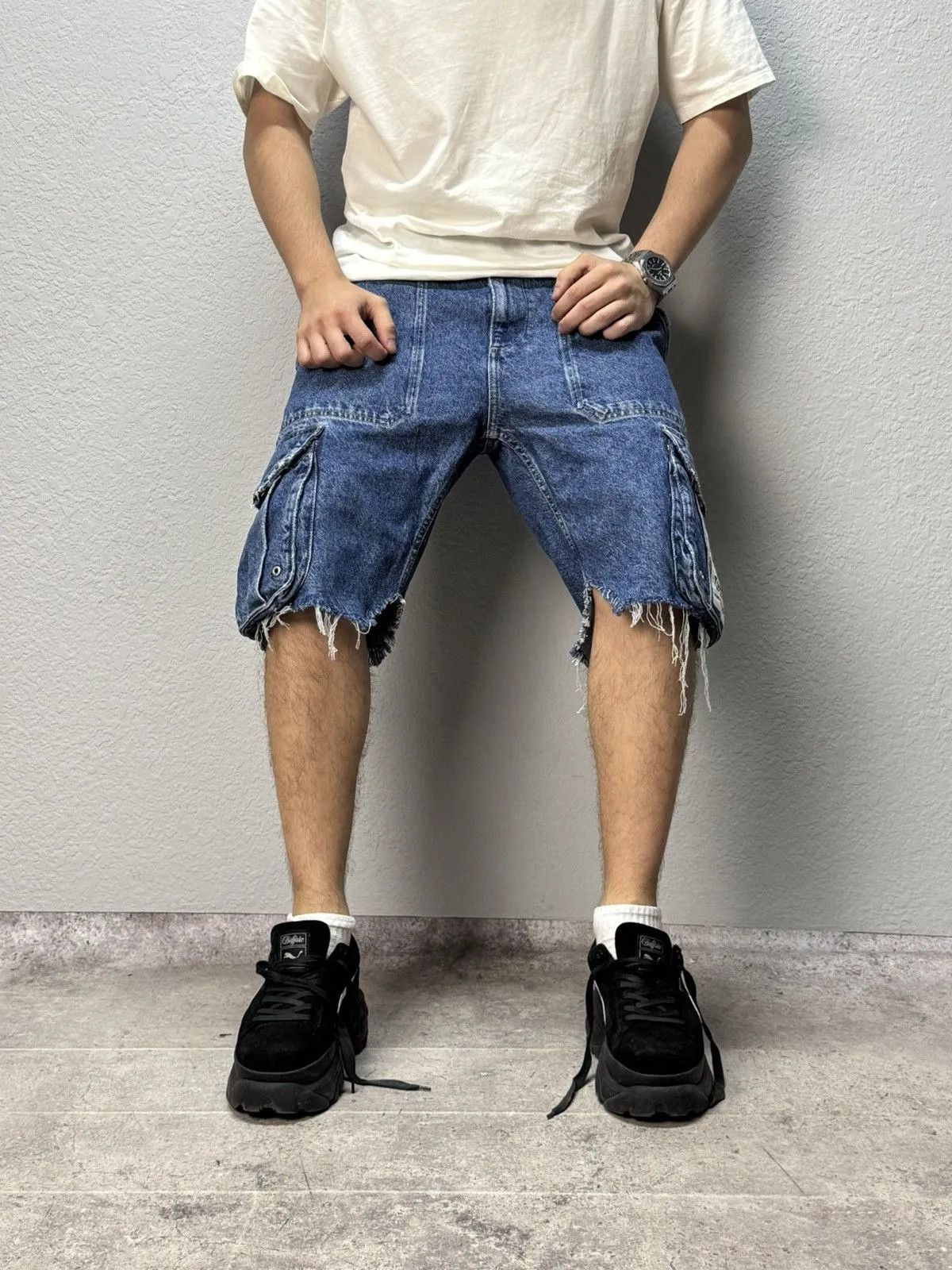 Tommy Jeans Vintage Cargo Bontage Shorts Tornado Mart Jack Cactus japan Size US 32 / EU 48 - 3 Thumbnail