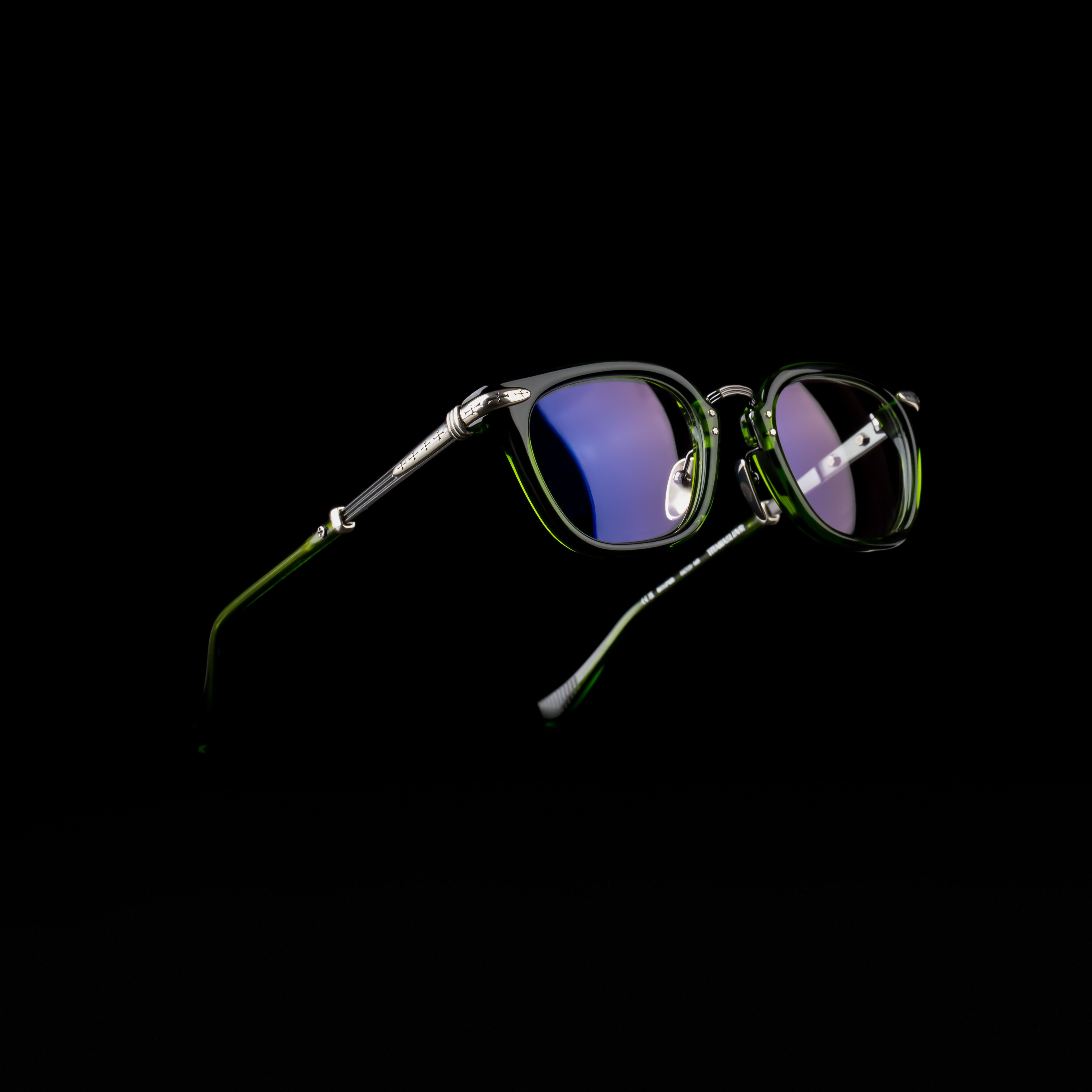 Chrome Hearts CHROME HEARTS TITANASLUVR MOSS/ PEWTER GLASSES Size ONE SIZE - 1 Thumbnail