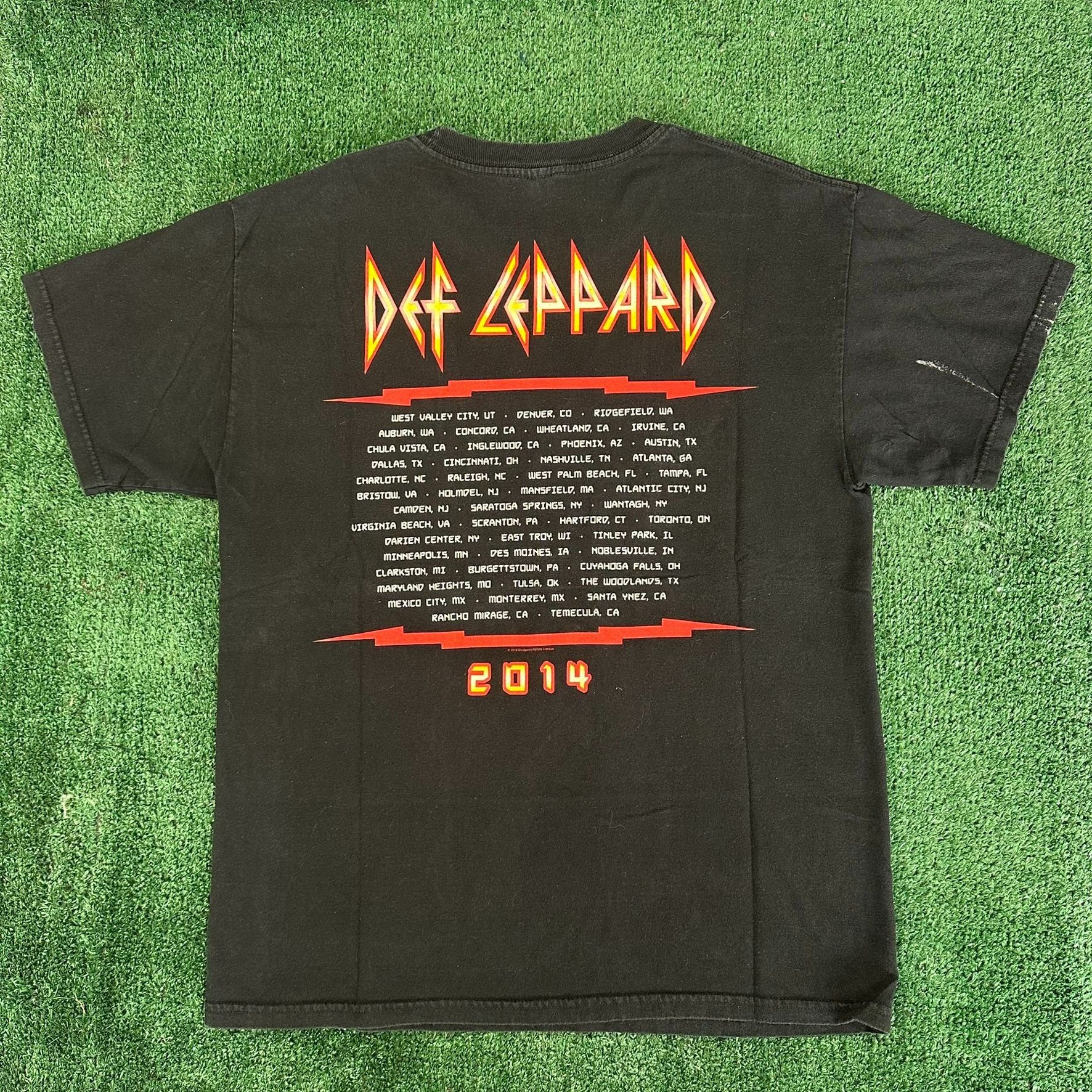 Def Leppard Def Leppard US Tour T-Shirt Classic Rock Concert Band Tee Size US L / EU 52-54 / 3 - 5 Thumbnail