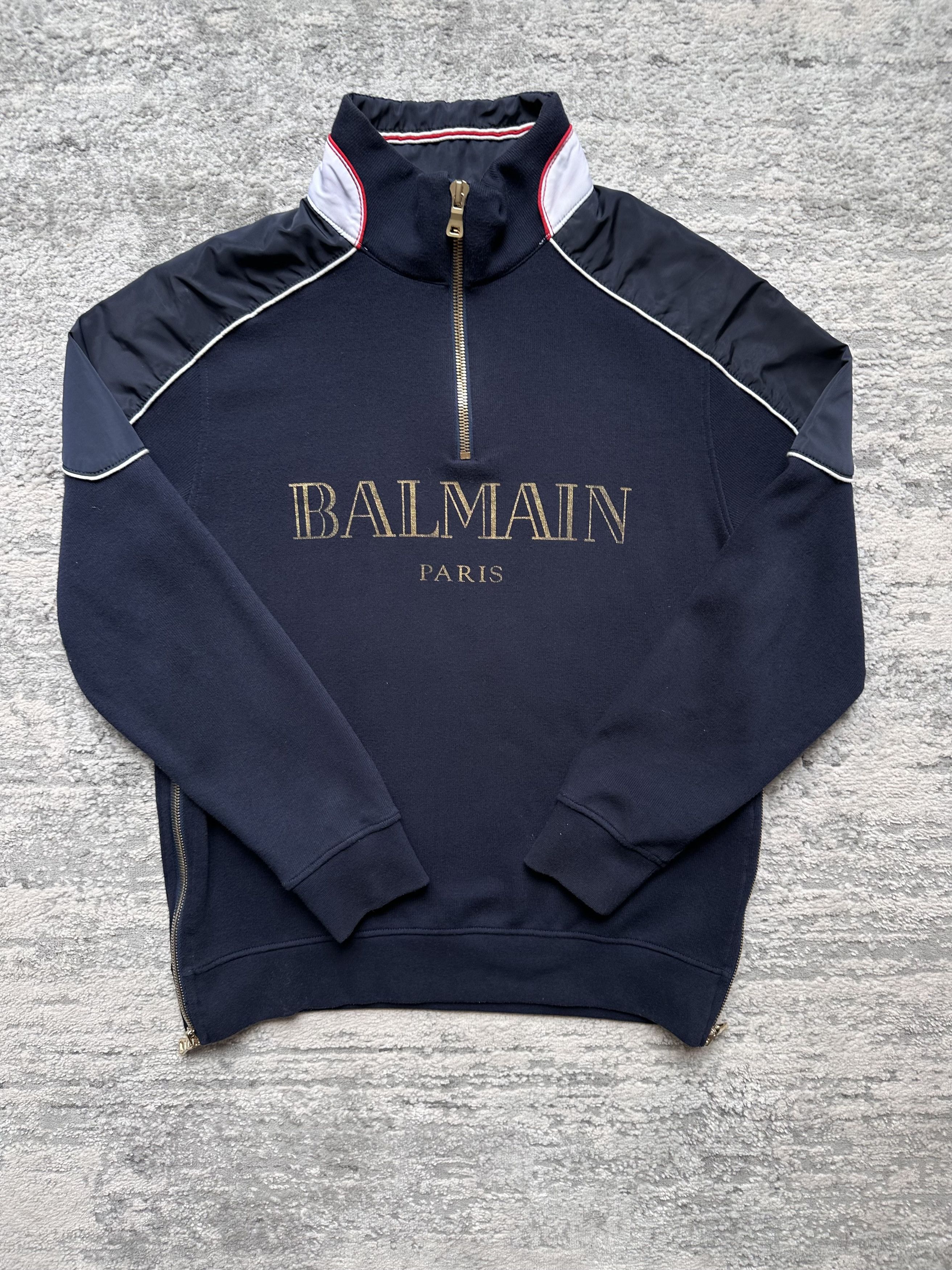 Balmain Balmain 1/3 zip sweatshirt Size US M / EU 48-50 / 2 - 1 Thumbnail