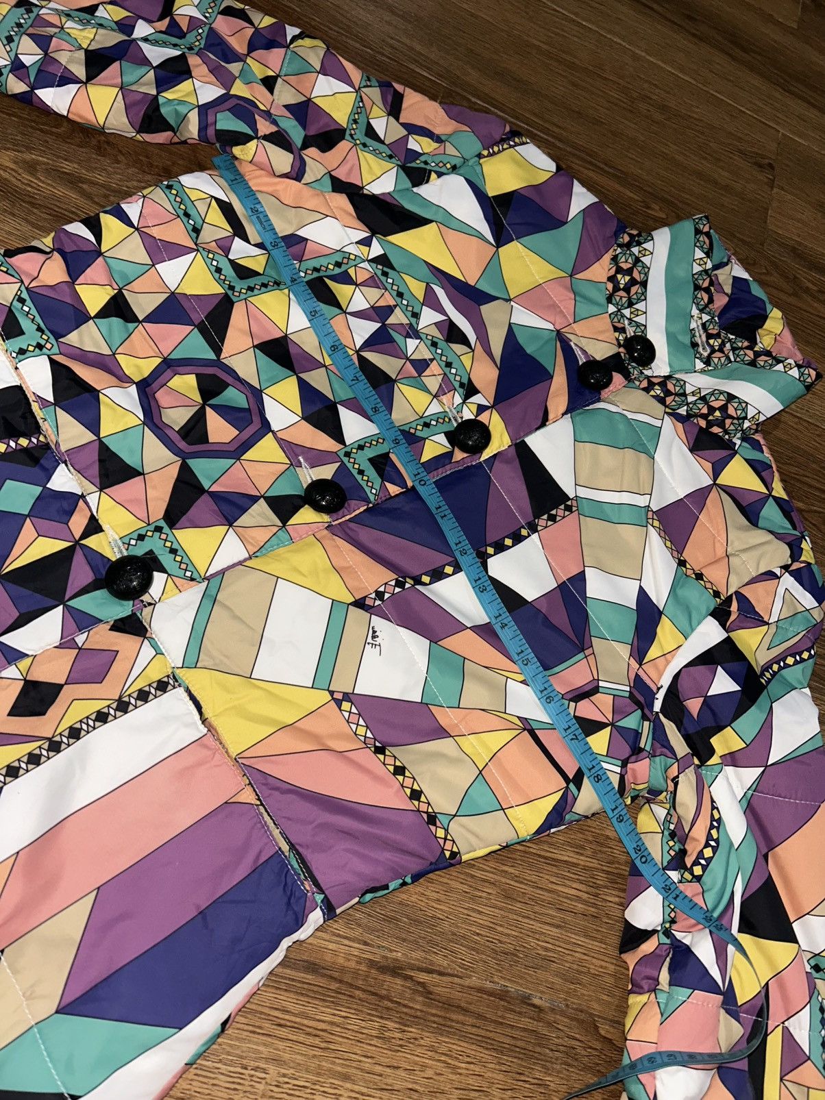 Emilio Pucci Emilio Pucci Multicolor Puffer Coat Jacket Size S / US 4 / IT 40 - 9 Thumbnail