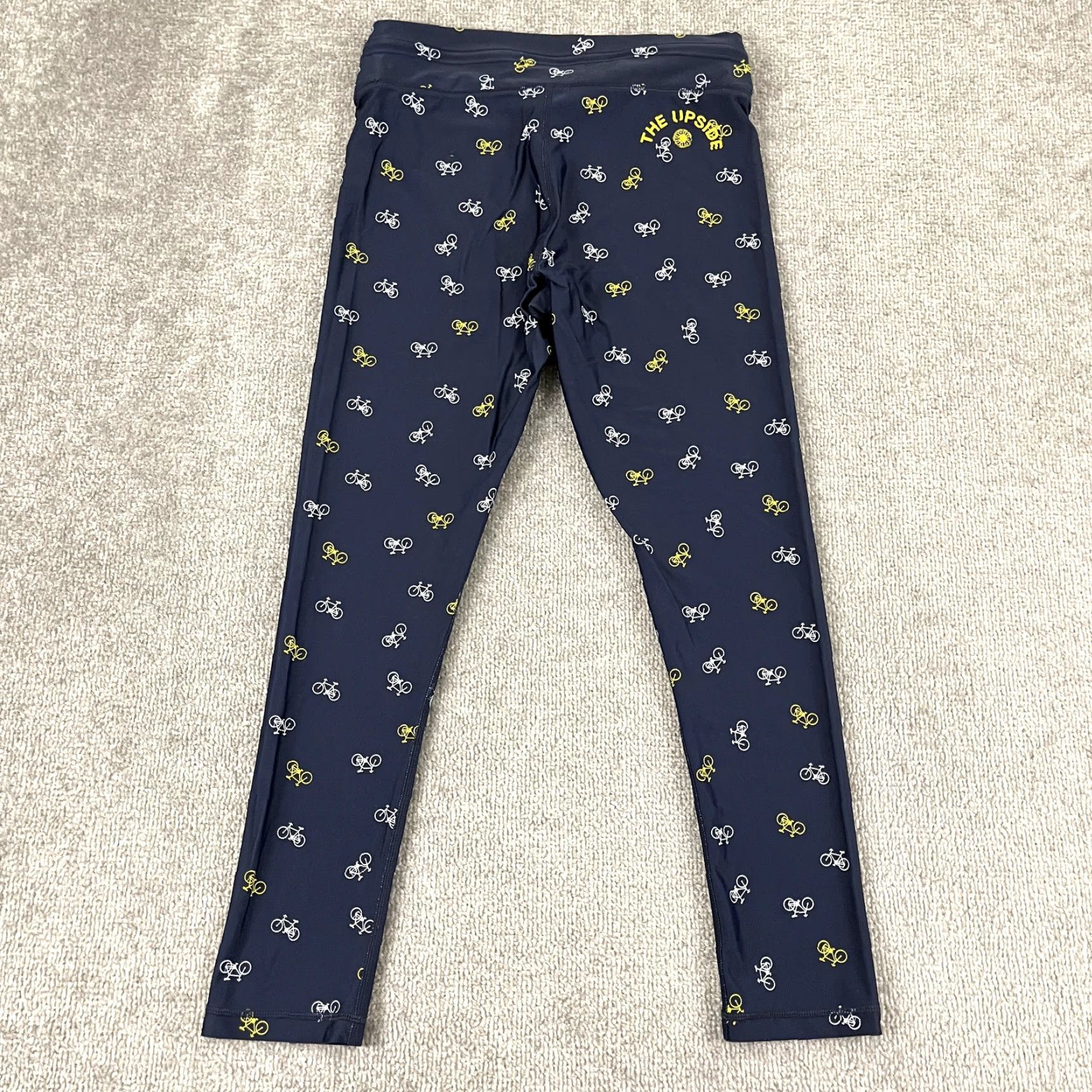 The Upside SOULCYCLE x THE UPSIDE Leggings Womens Small Cropped 24" Navy Blue Workout Gym Size 28" / US 6 / IT 42 - 6 Thumbnail