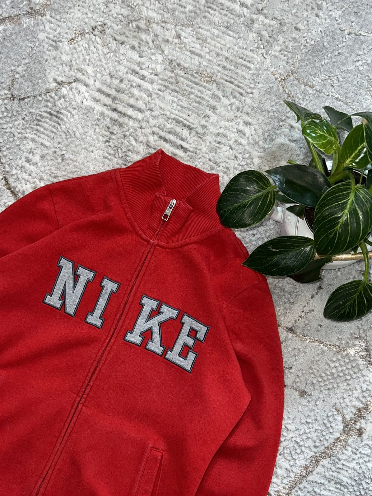 Nike × Vintage NIKE VINTAGE 00S BIG LOGO ZIP SWEATSHIRT Y2K CREWNECK Size US M / EU 48-50 / 2 - 2 Thumbnail