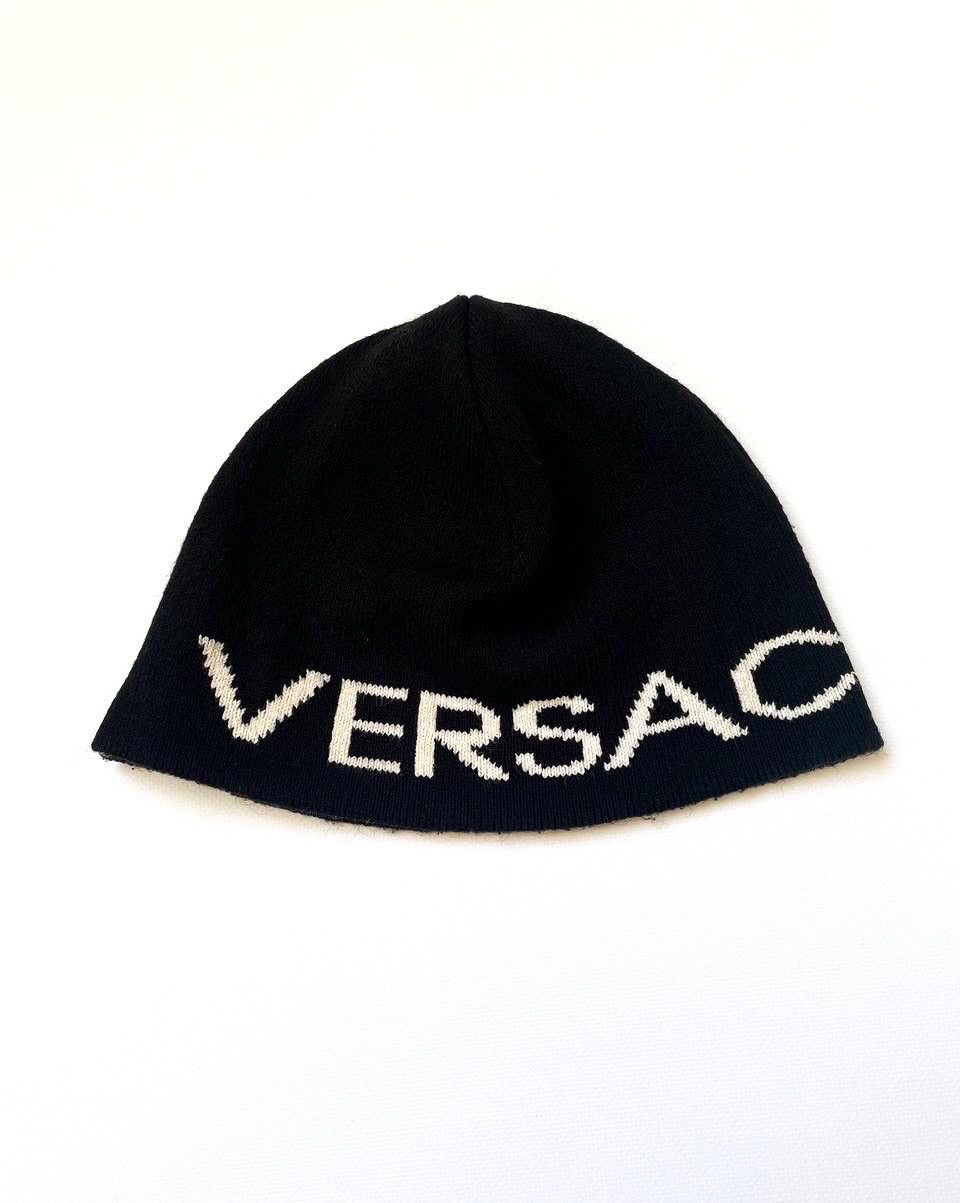 Versace Vintage Versace Sport winter print logo hat Size ONE SIZE - 2 Thumbnail