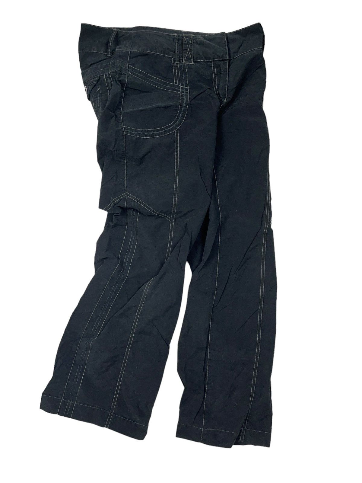 Japanese Brand × Vintage Vintage y2k Nylon Pants Japanese Wide Leg Size 30" / US 8 / IT 44 - 3 Thumbnail