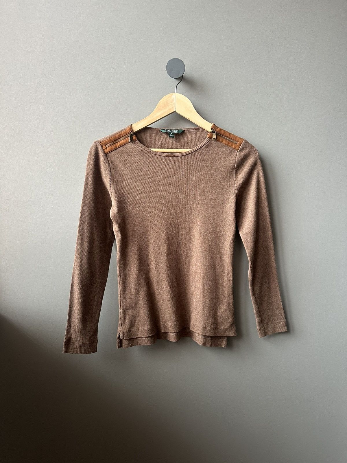 Lauren Ralph Lauren Lauren Ralph Lauren Cotton Sweatshirt Zipper Size S Size S / US 4 / IT 40 - 1 Thumbnail