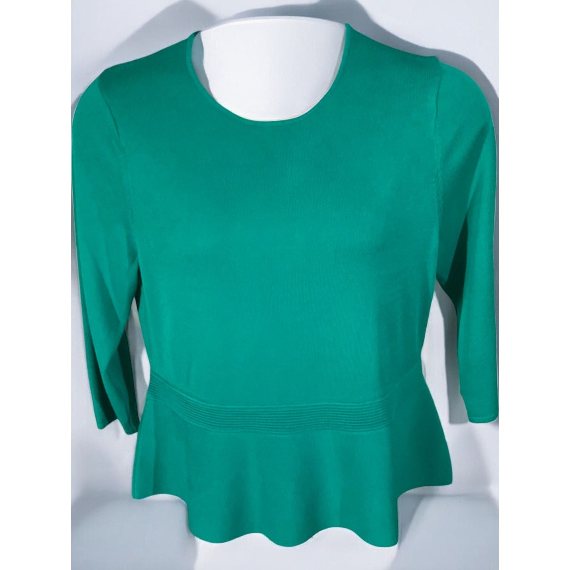 Talbots Talbots Womens Petite Tunic Quarter Sleeve Green NEW PXL Size XL / US 12-14 / IT 48-50 - 7 Thumbnail