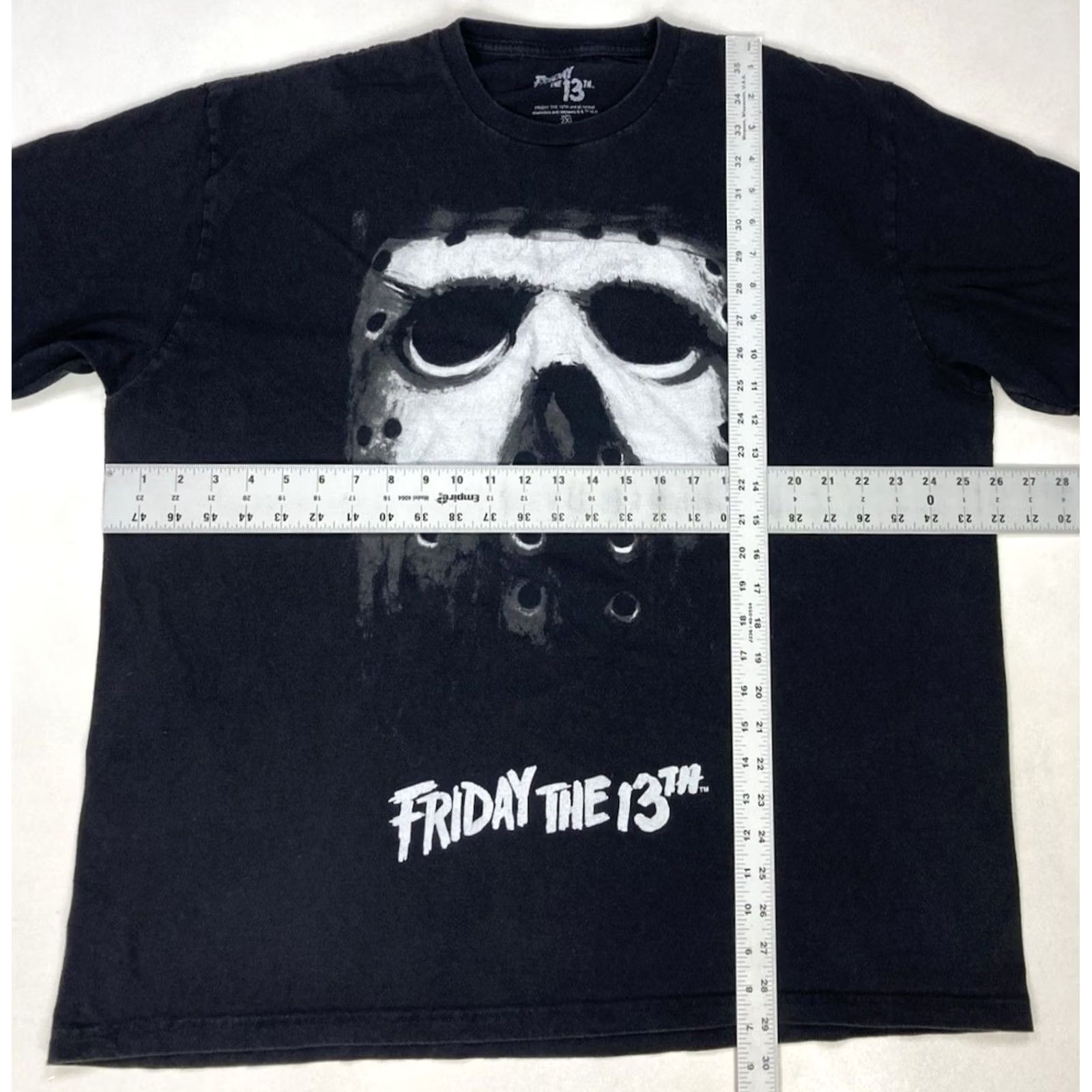 Vintage Friday The 13th T-Shirt Men XXL Black Graphic Print 2XL Halloween Horror Movie Logo Shirt Size US XXL / EU 58 / 5 - 6 Thumbnail