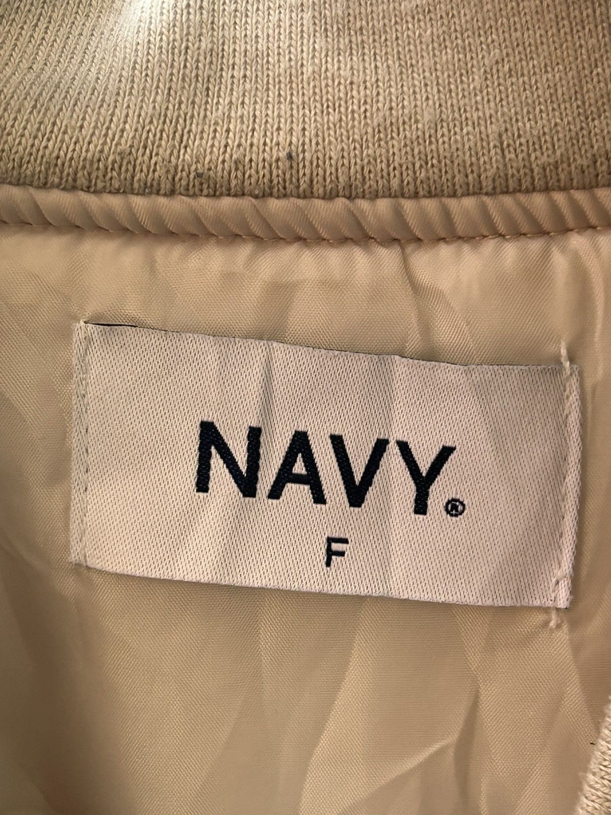 Old Navy Japanese Brand NAVY Bomber Jacket Size US M / EU 48-50 / 2 - 5 Thumbnail