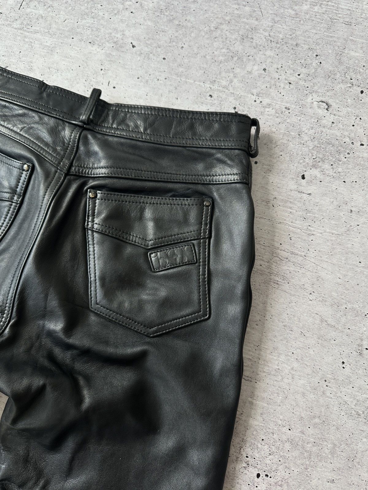 Leather Leather Biker Pants like Helmut size 50 Size US 32 / EU 48 - 11 Thumbnail