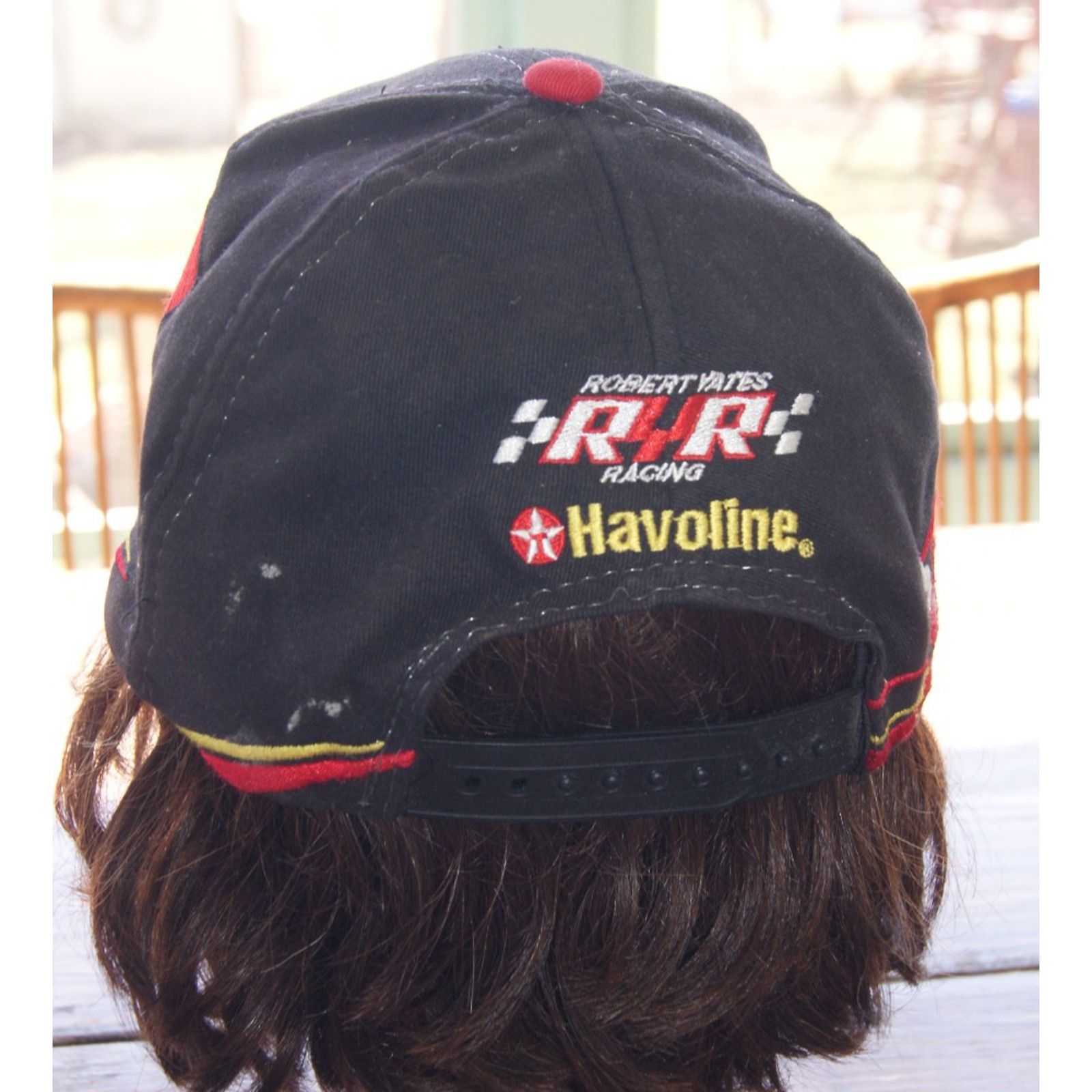 Vintage Chase VTG Ricky Rudd 28 SnapBack NASCAR Hat Wrap Check Flame Size ONE SIZE - 5 Thumbnail