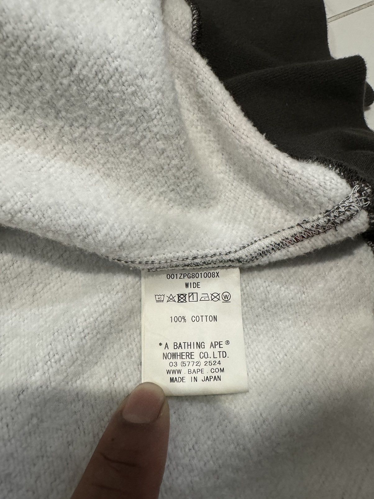 Bape Bape Check 2nd Ape Wide Full Zip Hoodie Size US XXL / EU 58 / 5 - 5 Thumbnail