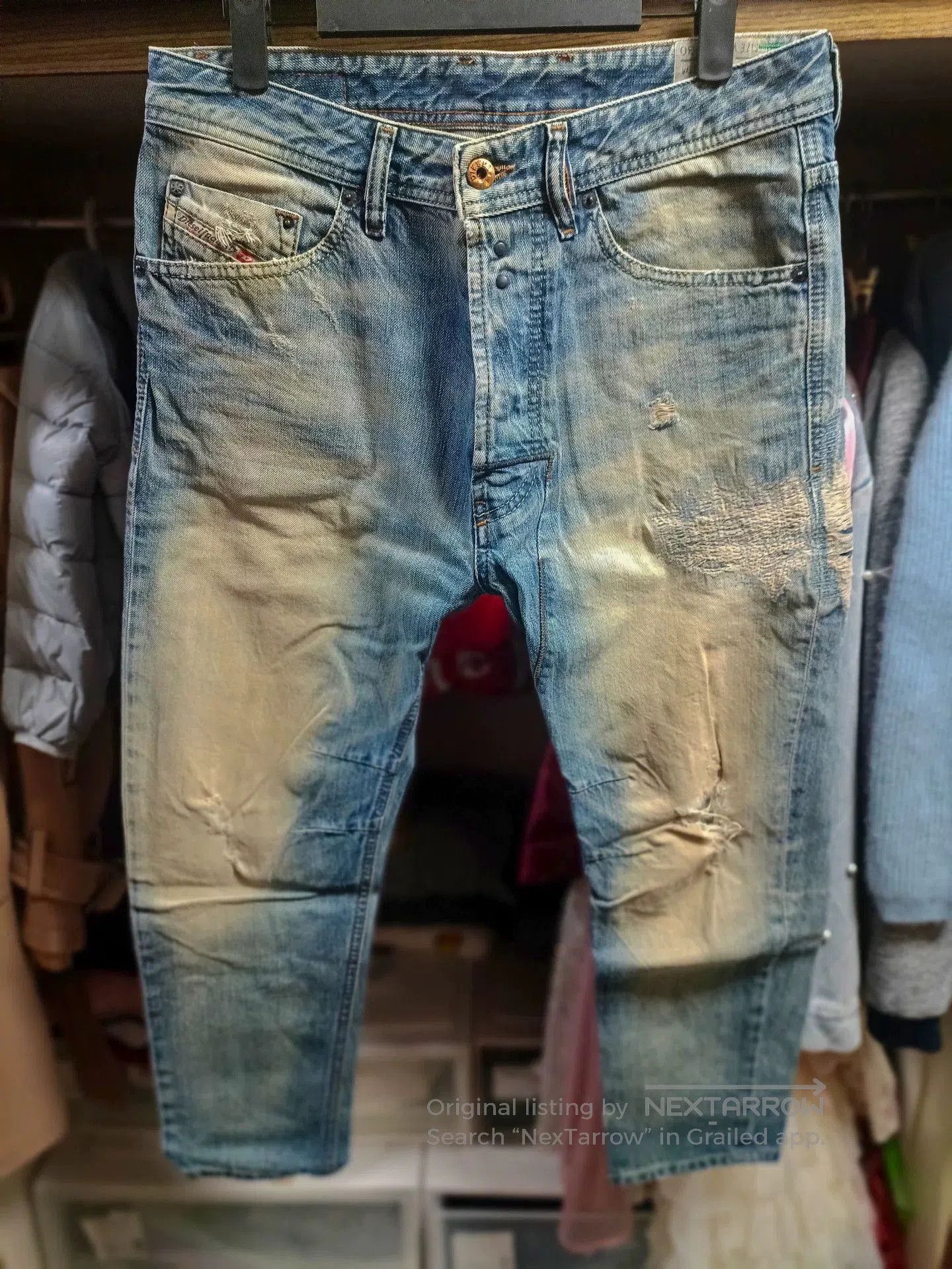 Diesel Diesel Narrot 816K Aaron Kwok Jeans. Size US 29 - 1 Thumbnail